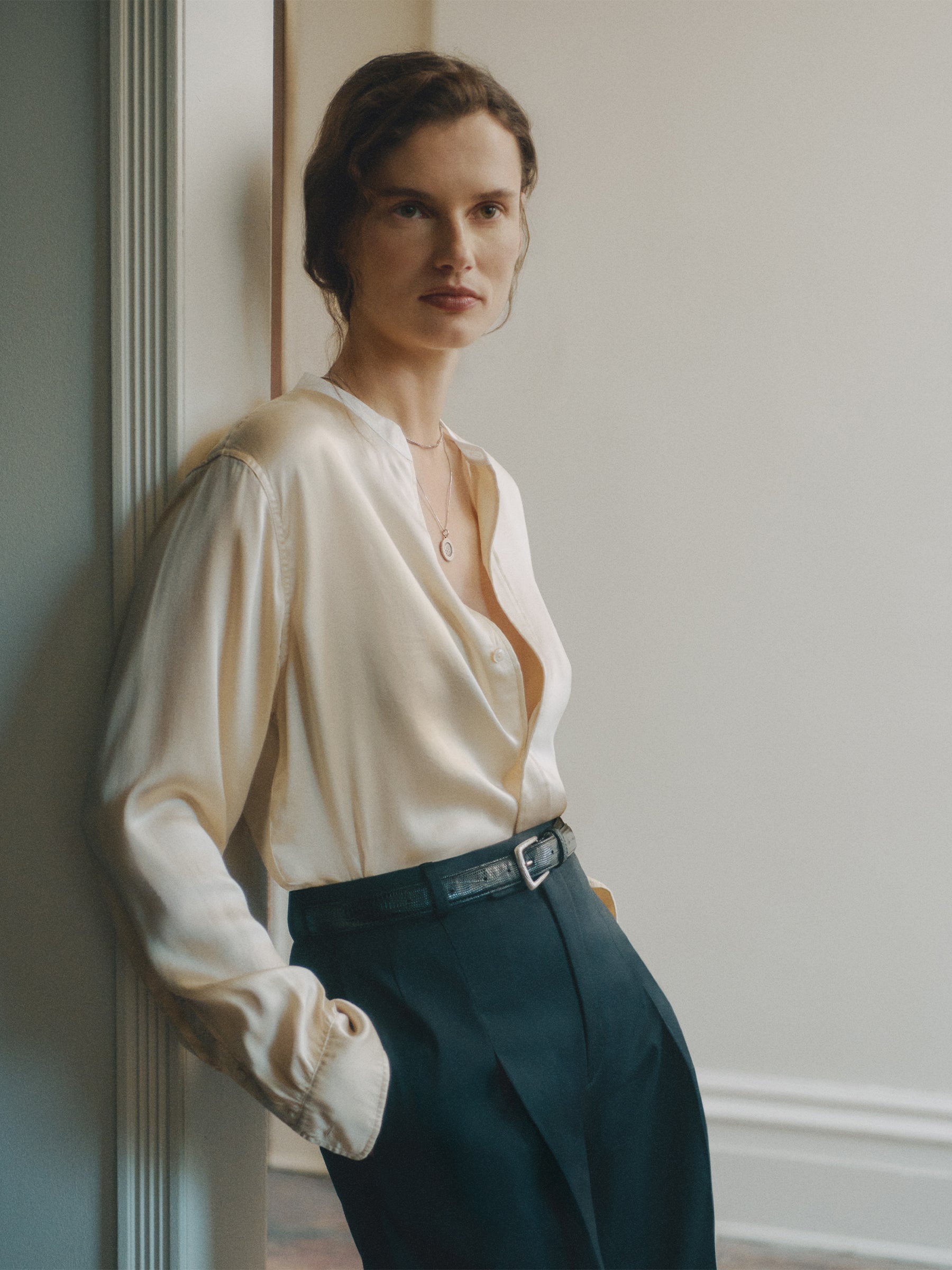 Alternative view of Sea Shell Silk Chateau Shirt