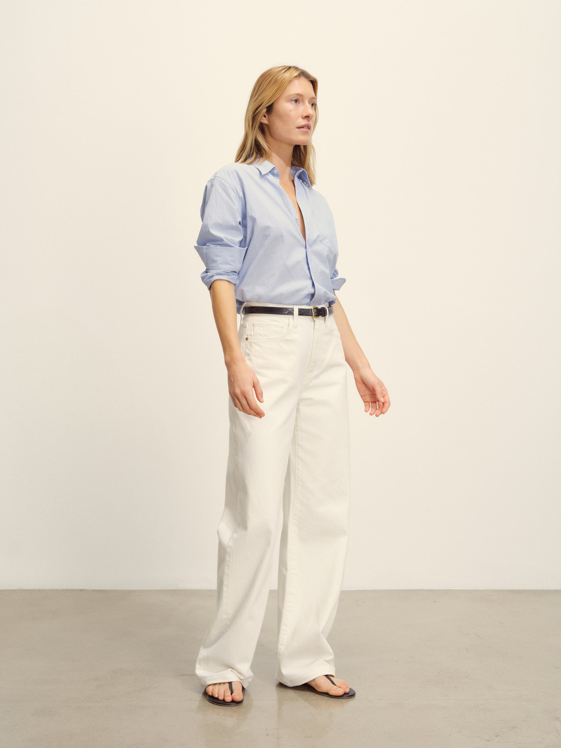 French Blue Eoe Mainstay Cotton Shirt - Image 5