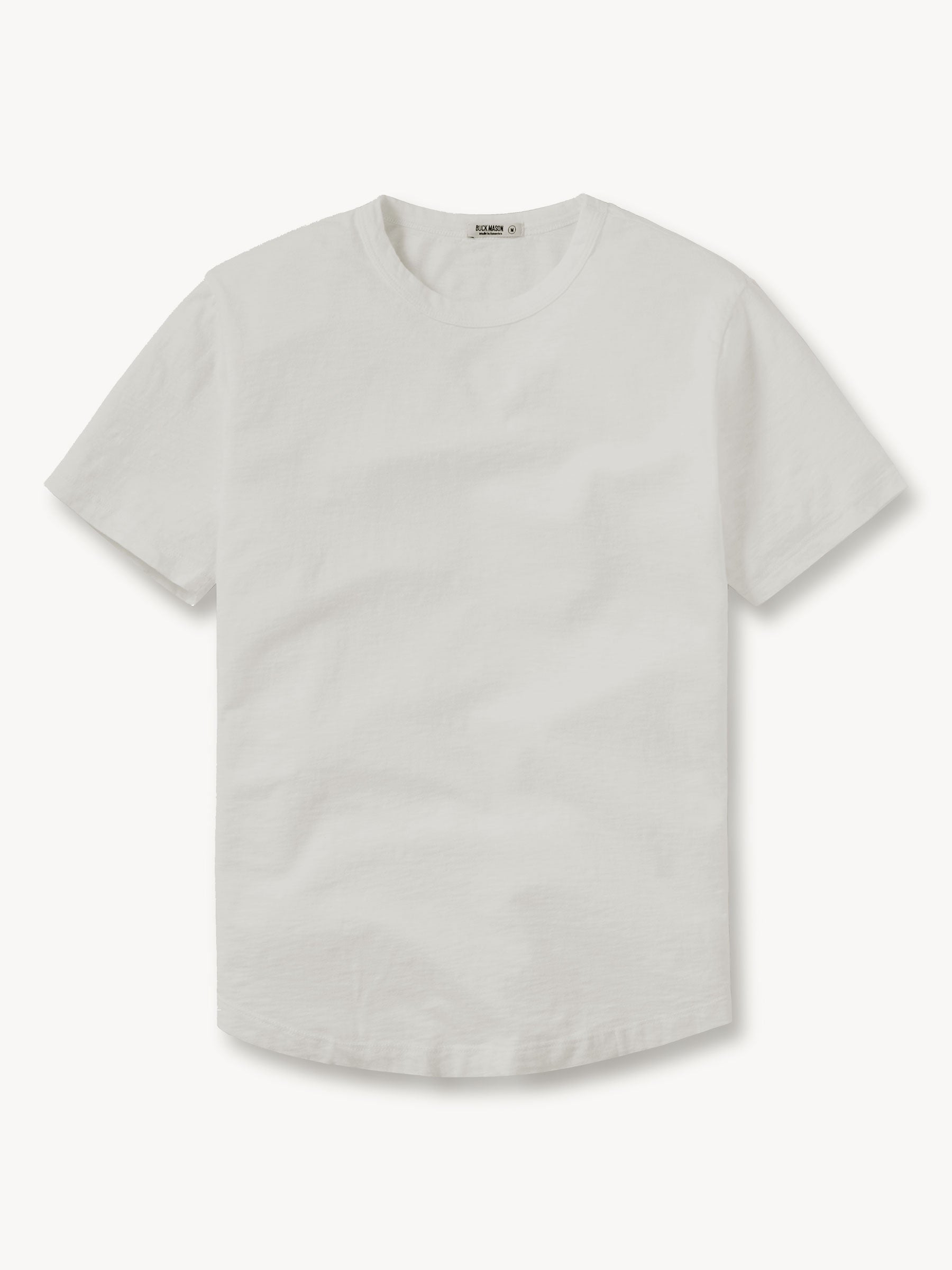 White Sand Venice Wash Slub Tall Curved Hem Tee