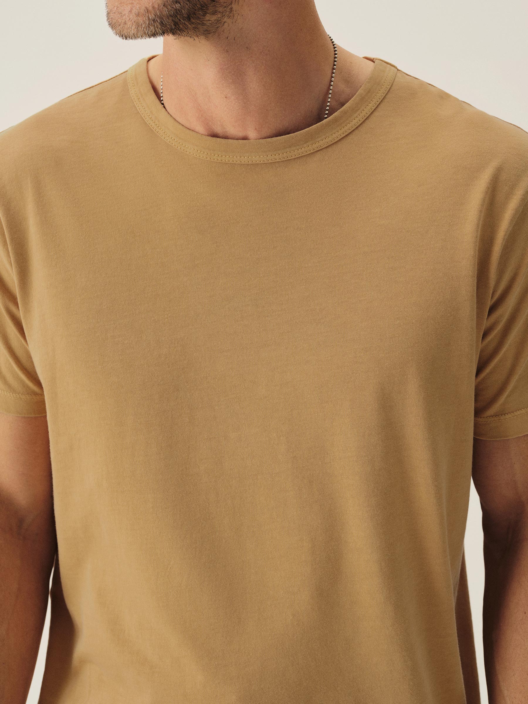 Marigold Venice Wash Pima Classic Tee - Image 3