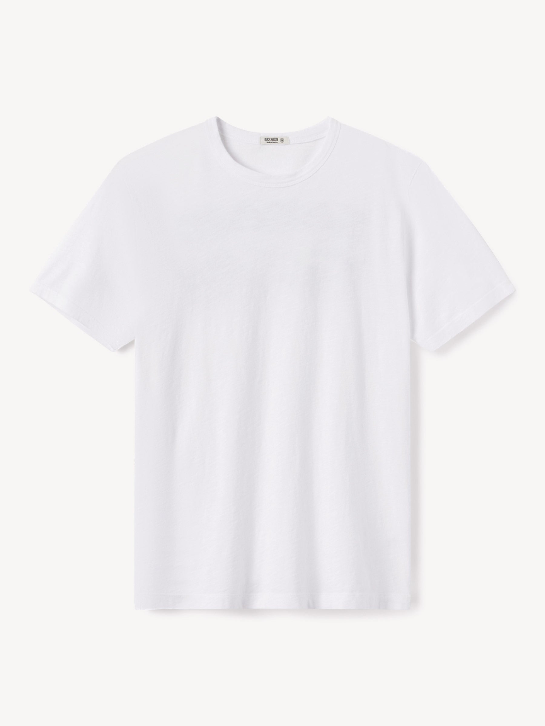 White Slub Classic Tee