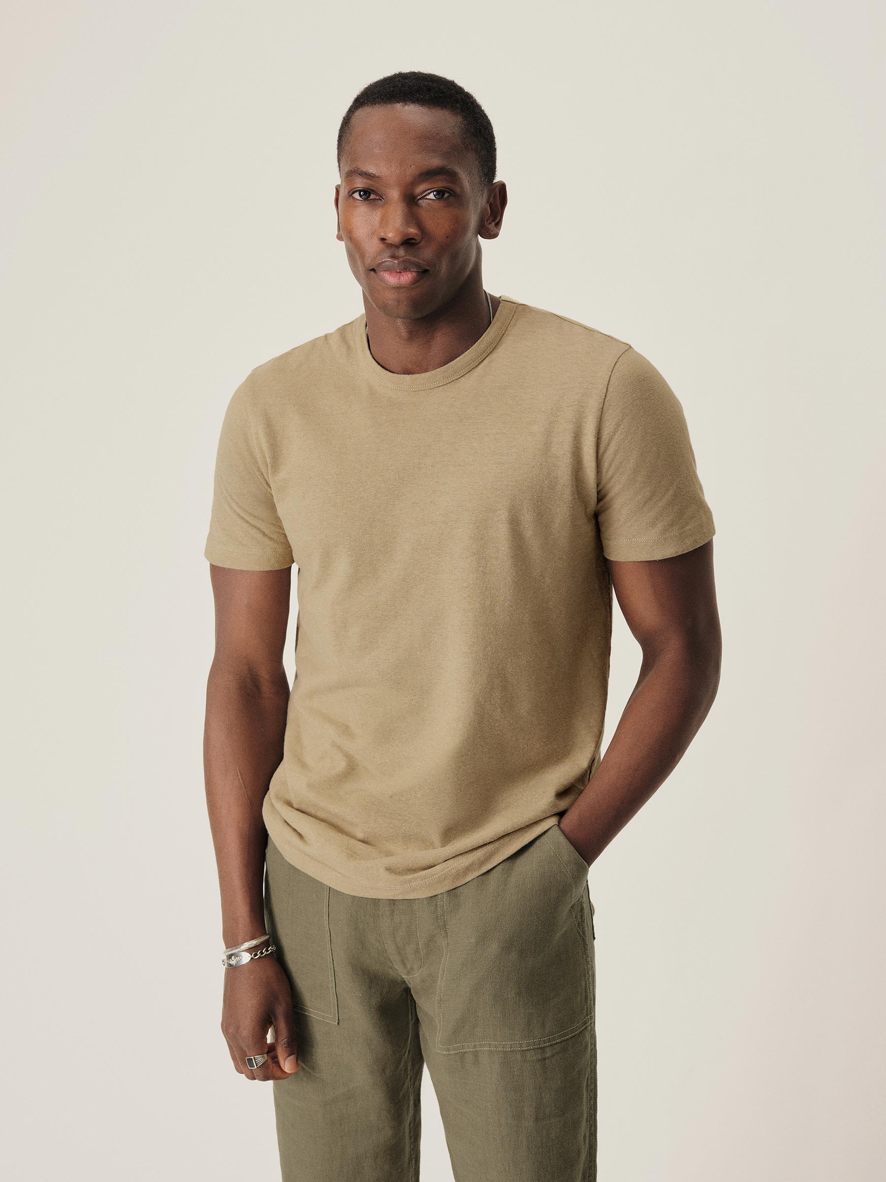 Soft Cedar Yuma Hemp Cotton Classic Tee - Image 3