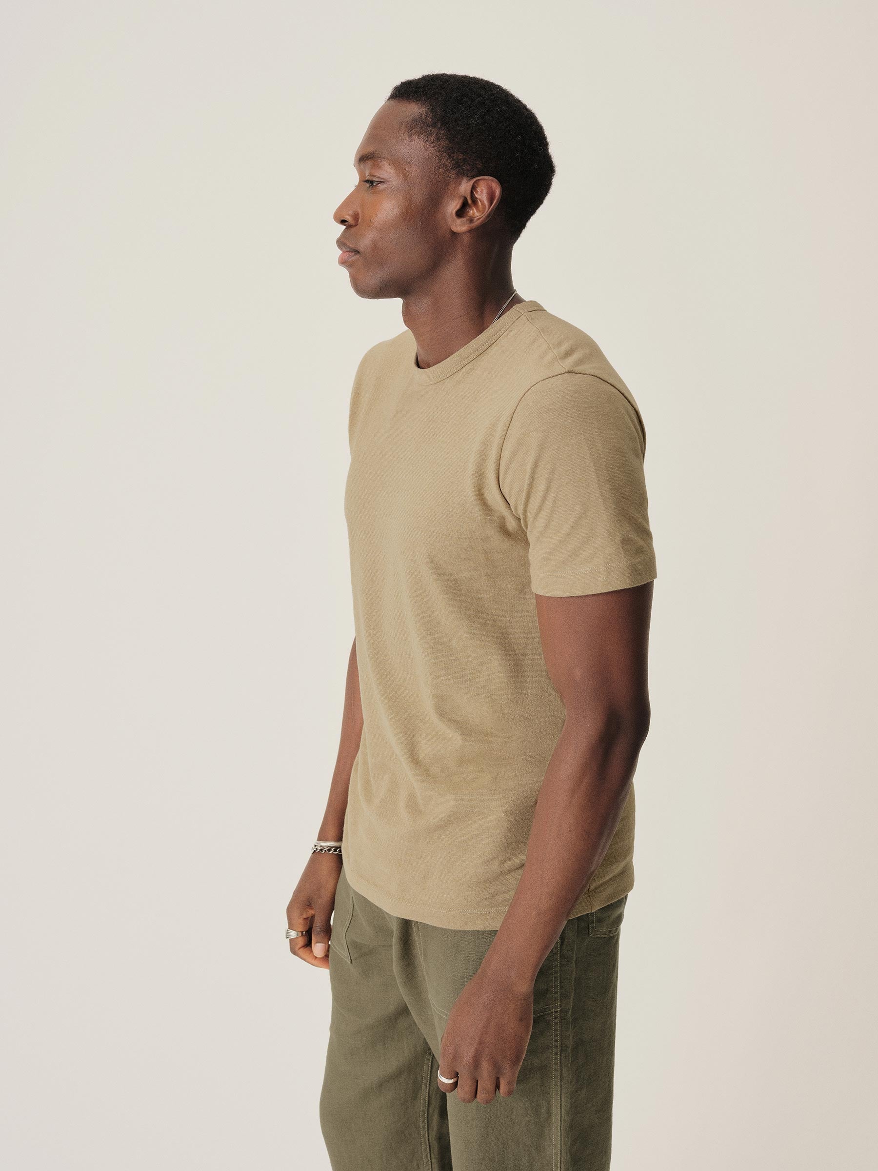 Soft Cedar Yuma Hemp Cotton Classic Tee - Image 4