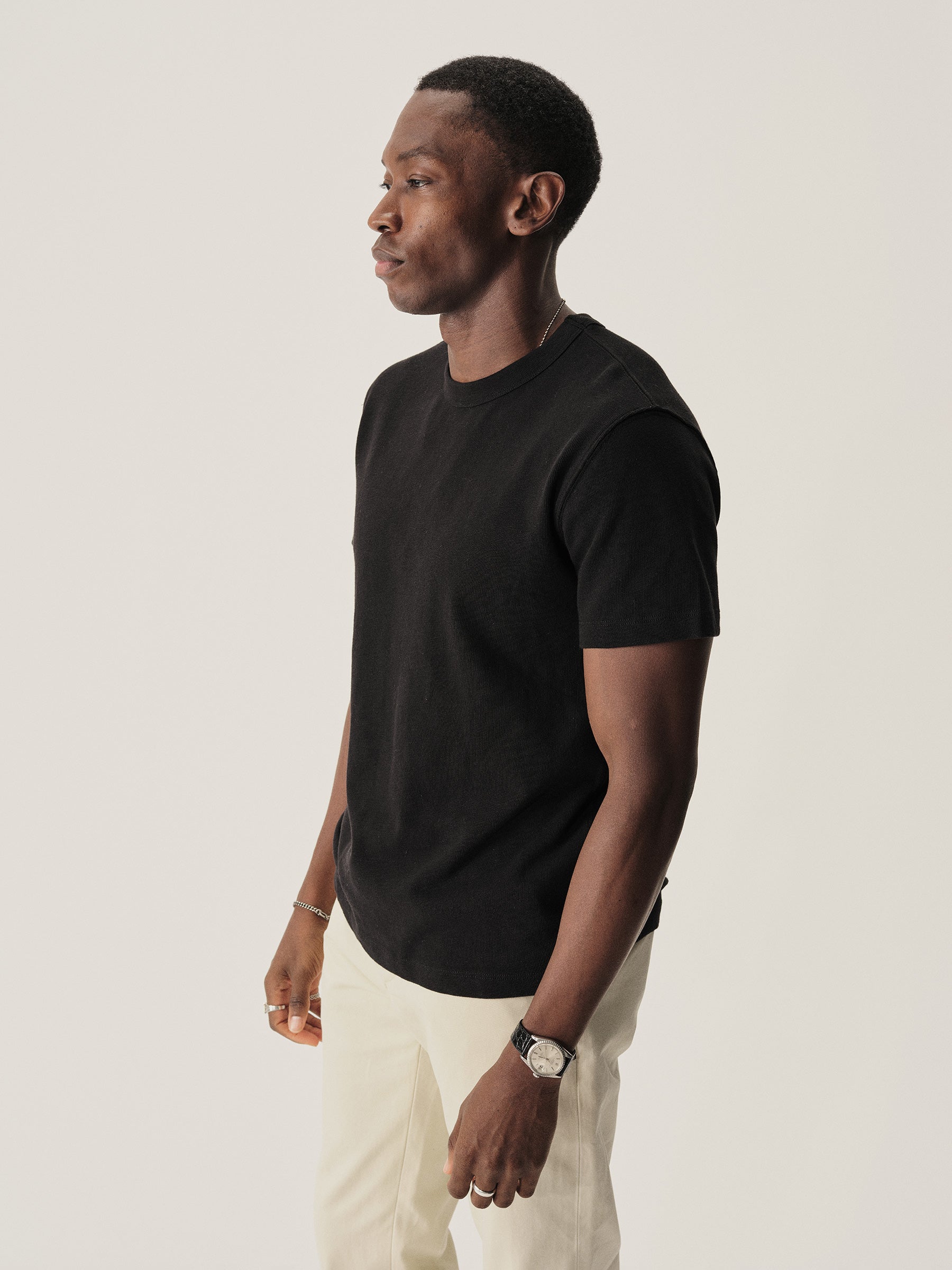 Black Field-Spec Cotton Heavy Tee - Image 4