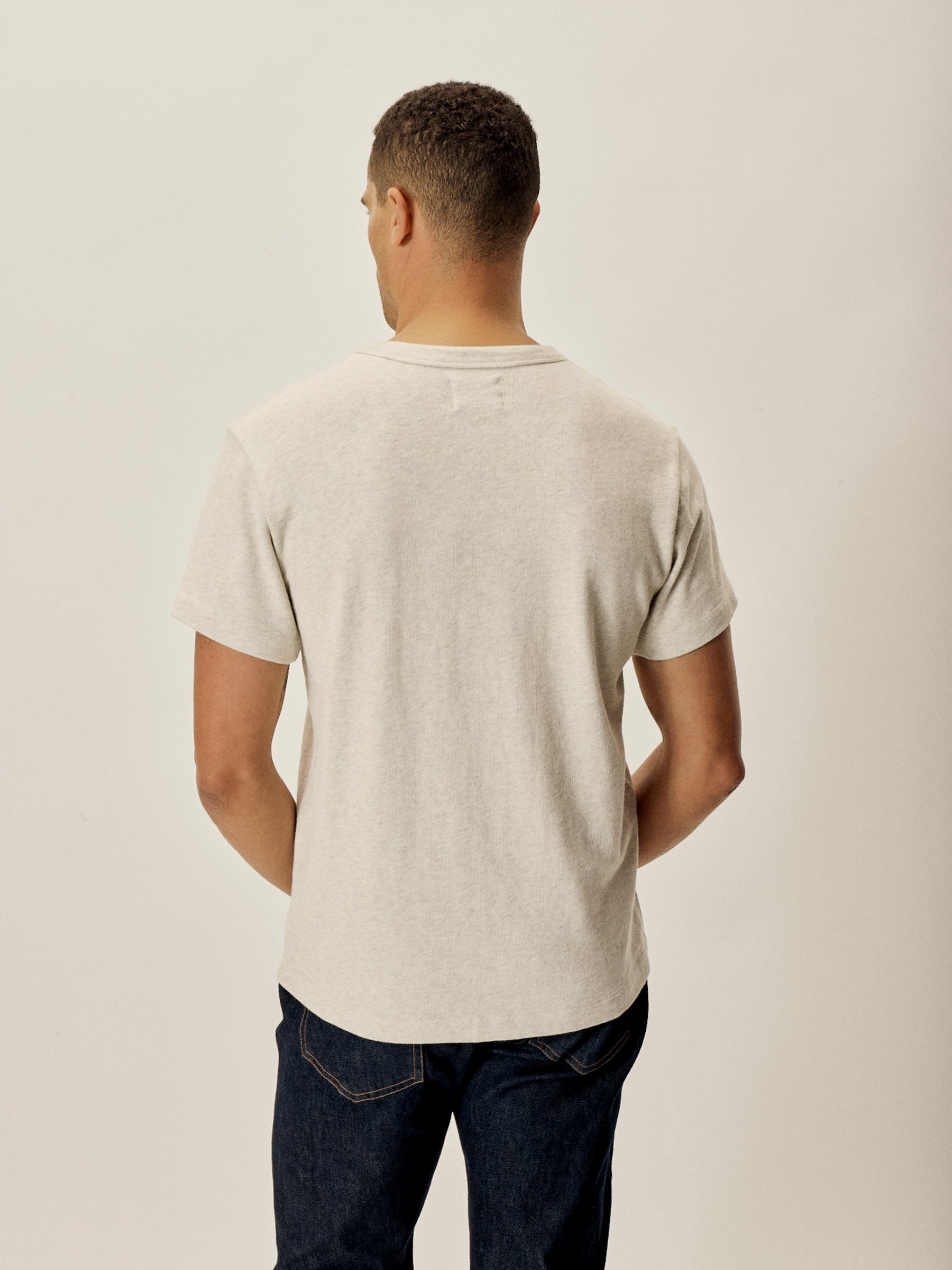 Heather Oat Field-Spec Cotton Heavy Tee - Image 5