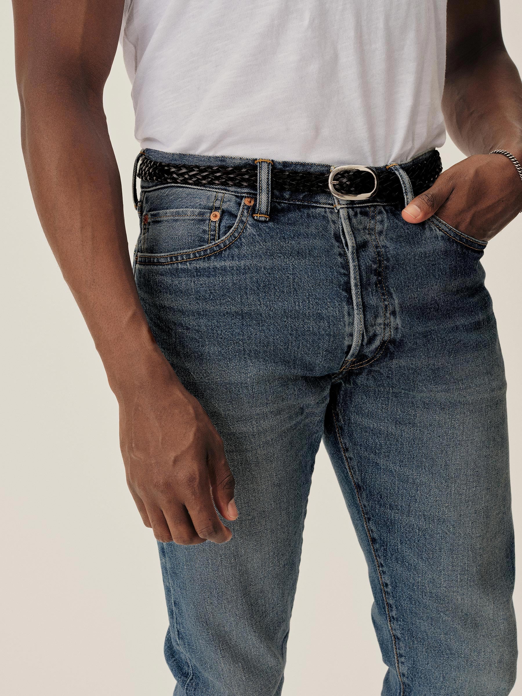 M050 Japanese Denim Maverick Slim Jean - Image 3