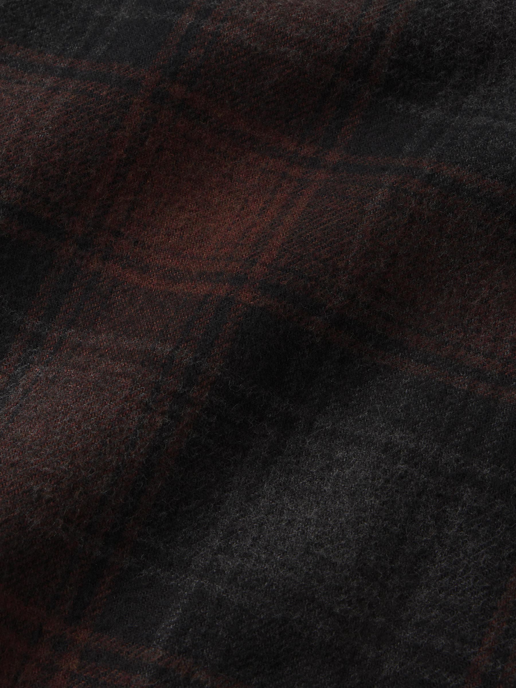 Grey Rust Plaid North Coast Camp Shirt - Image 6