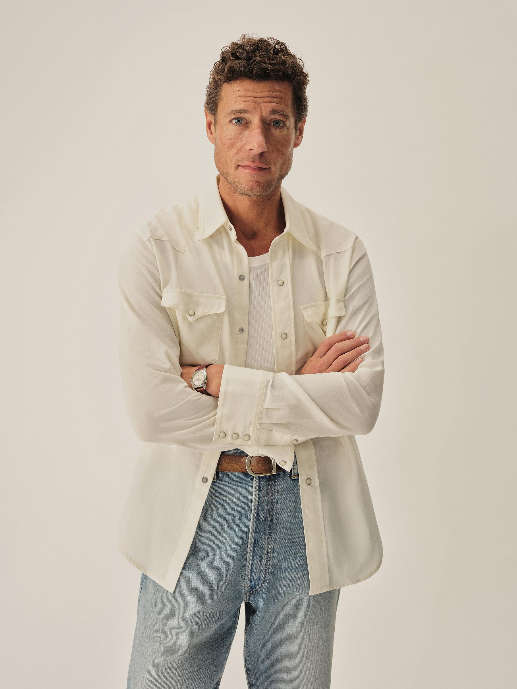 Alternative view of White Palomino Western Shirt
