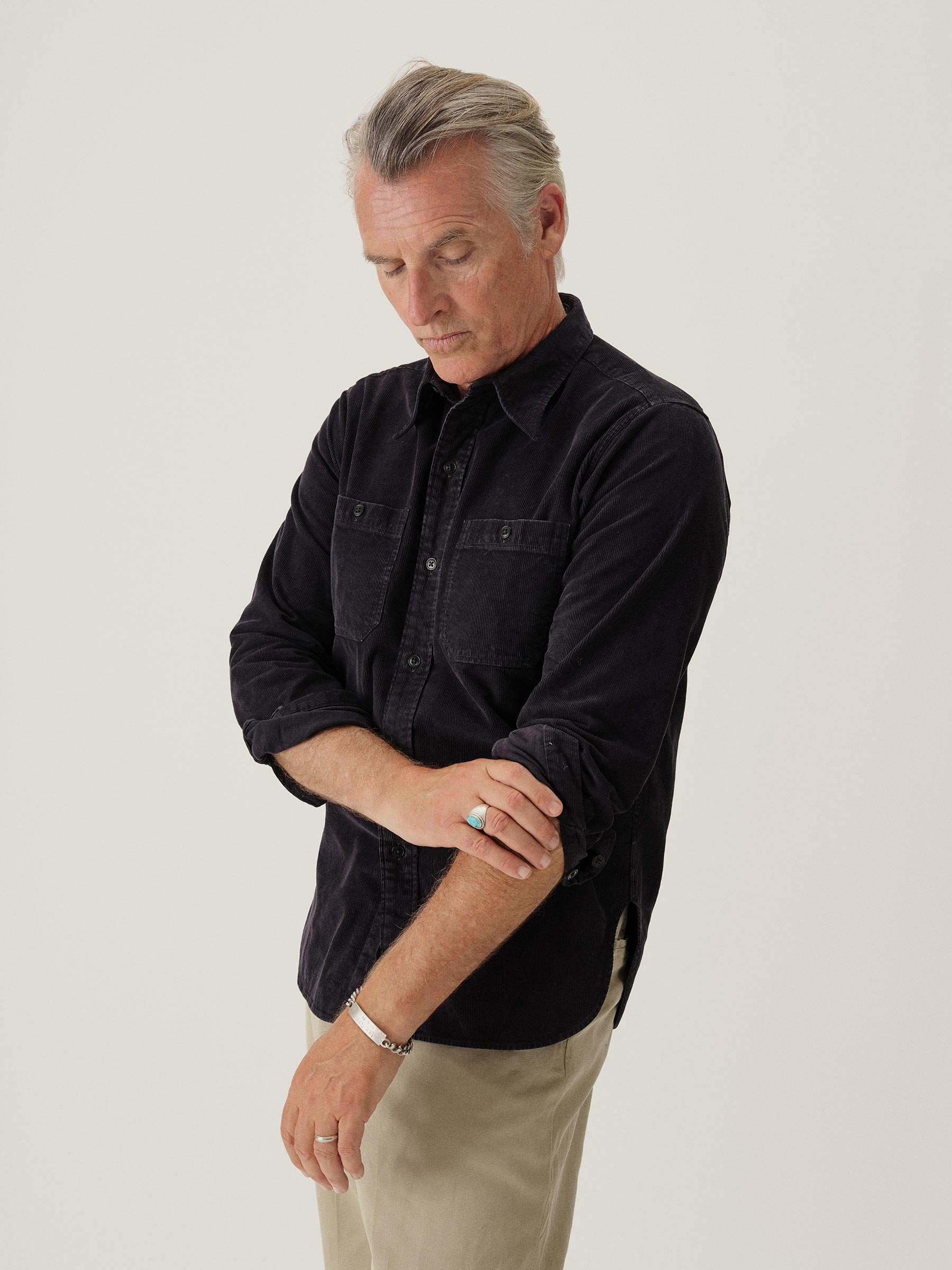 Nightshade Craftsman Corduroy Station Workshirt - Image 4