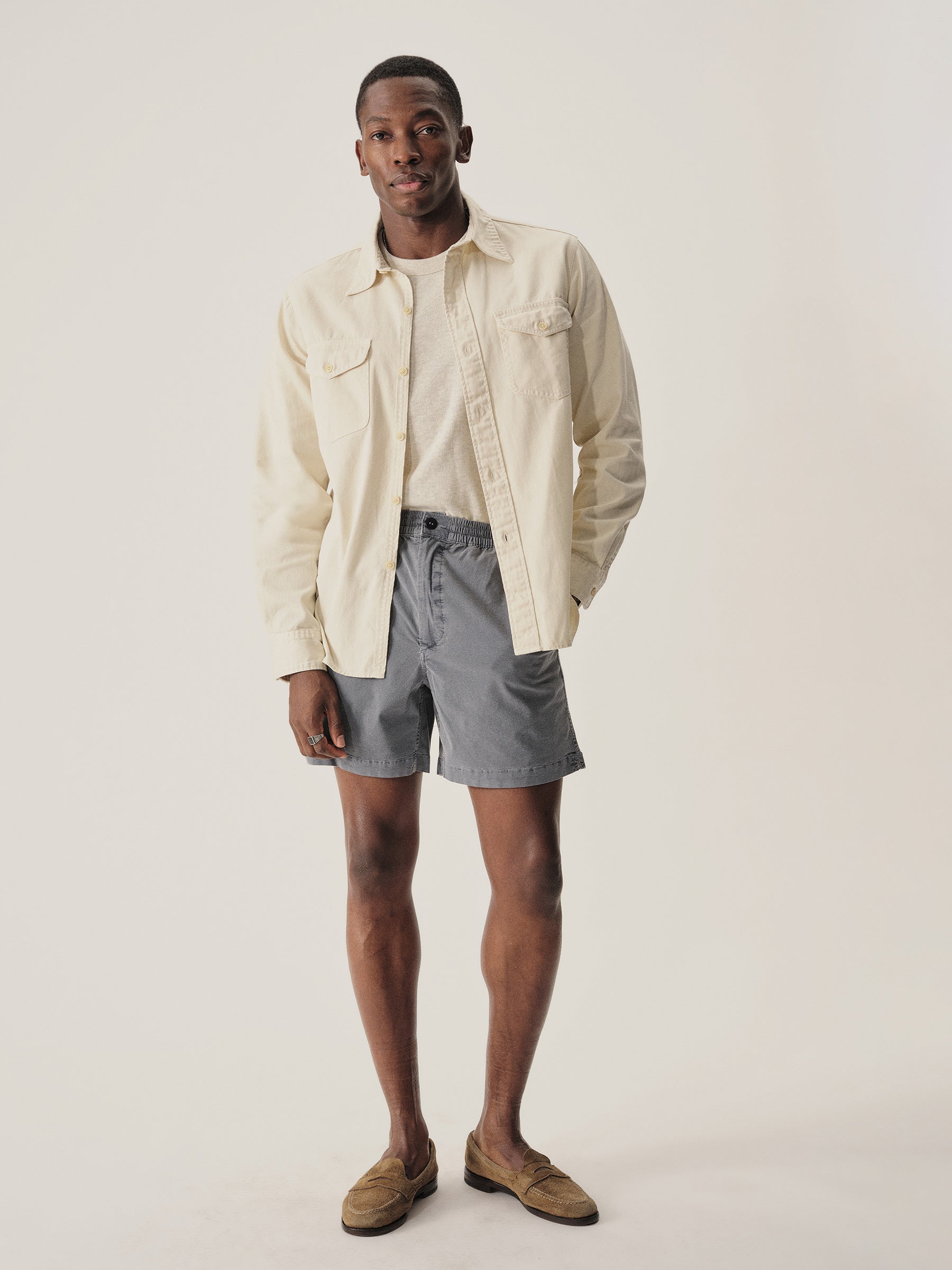 Natural Tough Twill Workshirt - Image 4