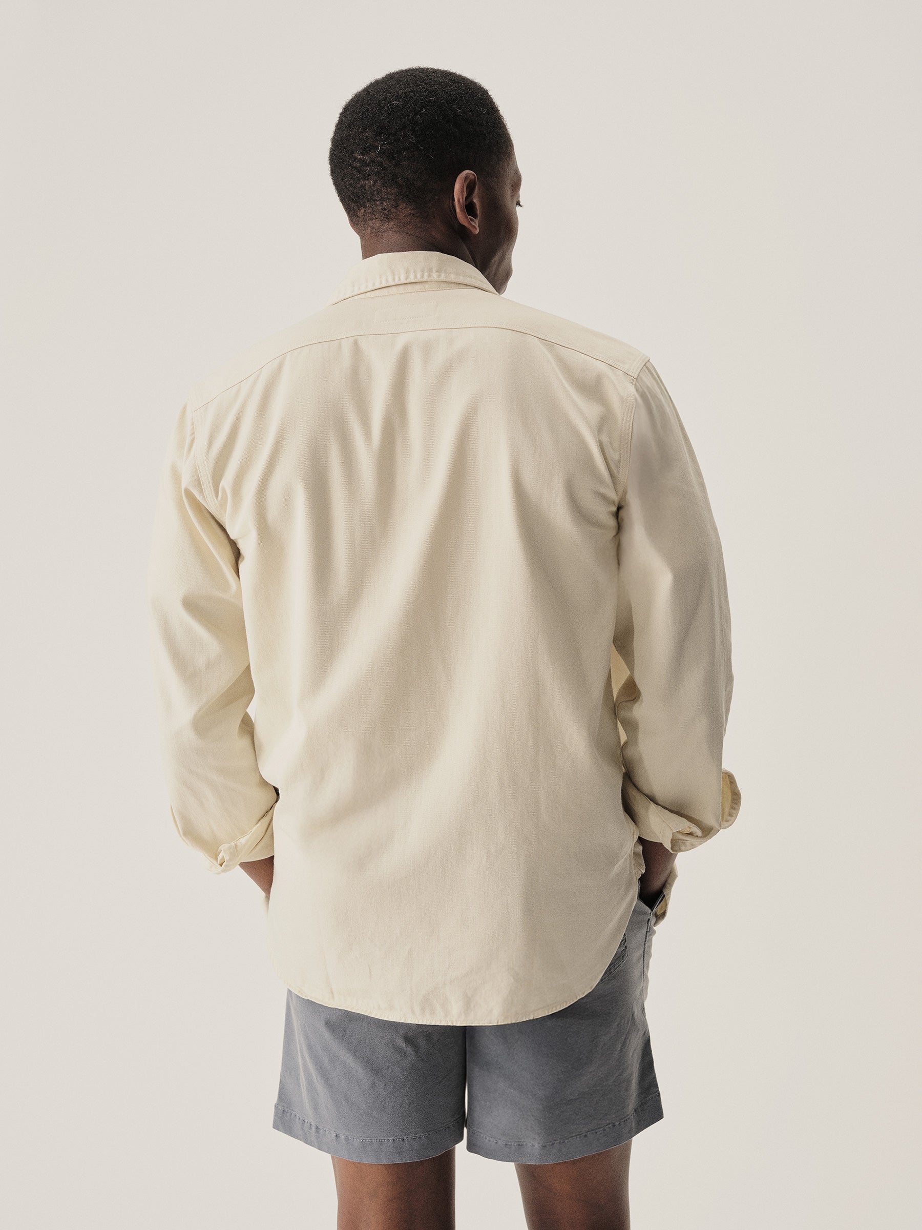 Natural Tough Twill Workshirt - Image 6