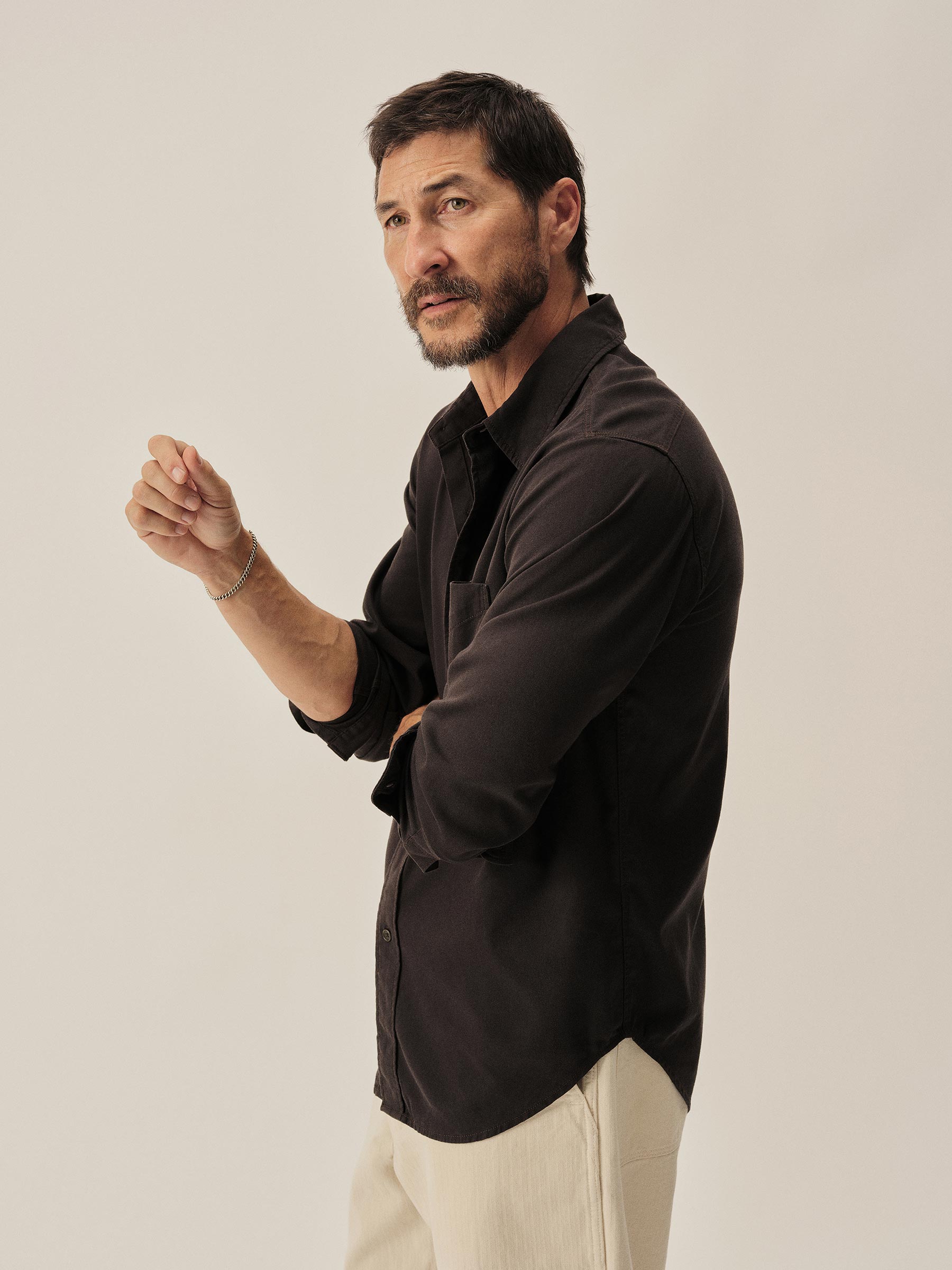 Ironwood Draped Twill One Pocket Shirt - Image 5