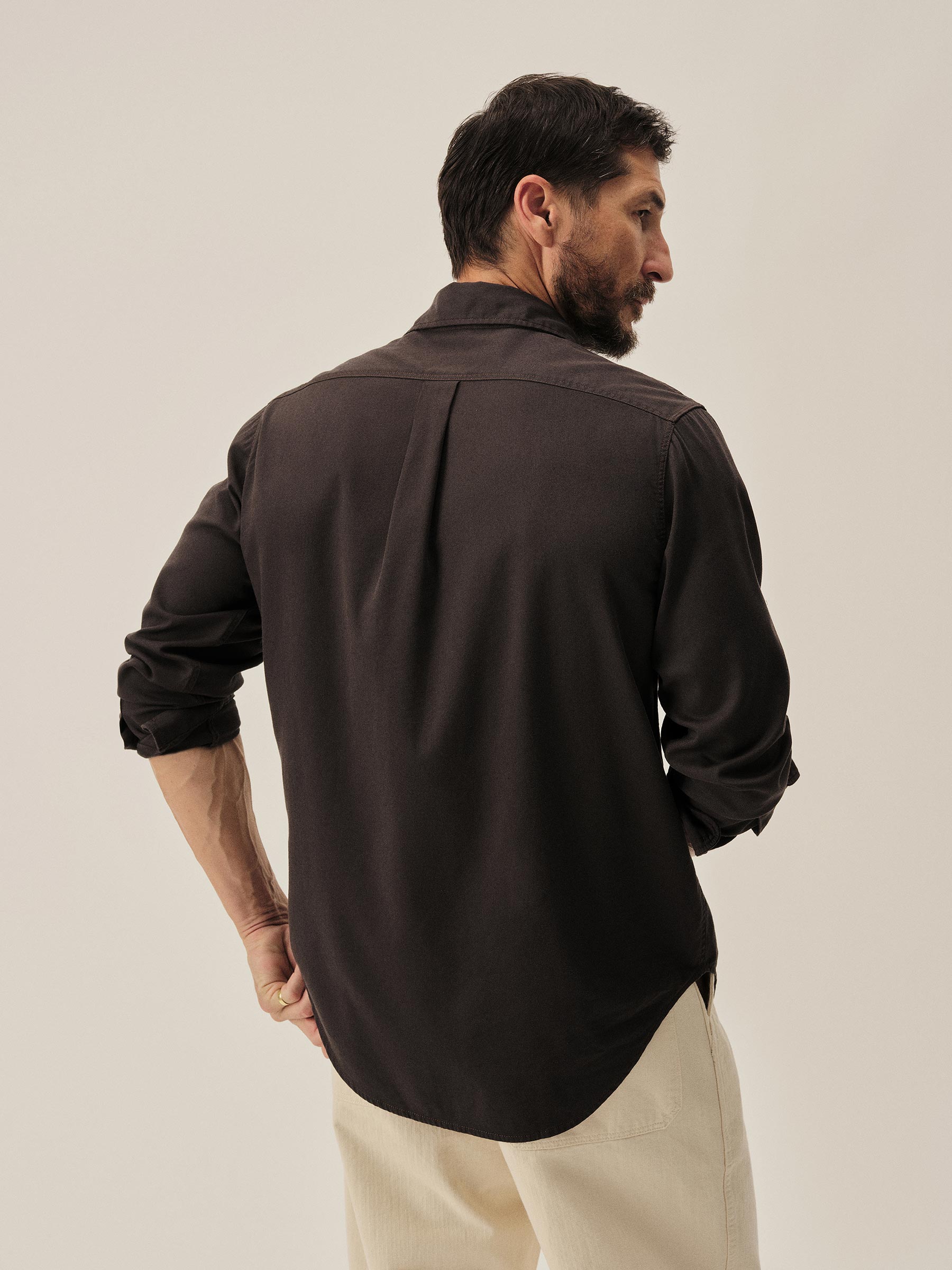 Ironwood Draped Twill One Pocket Shirt - Image 6