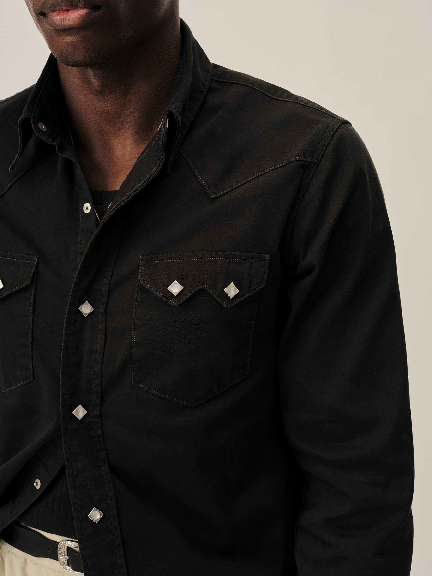 Black Lee X Buck Mason Westerner Shirt - Image 5