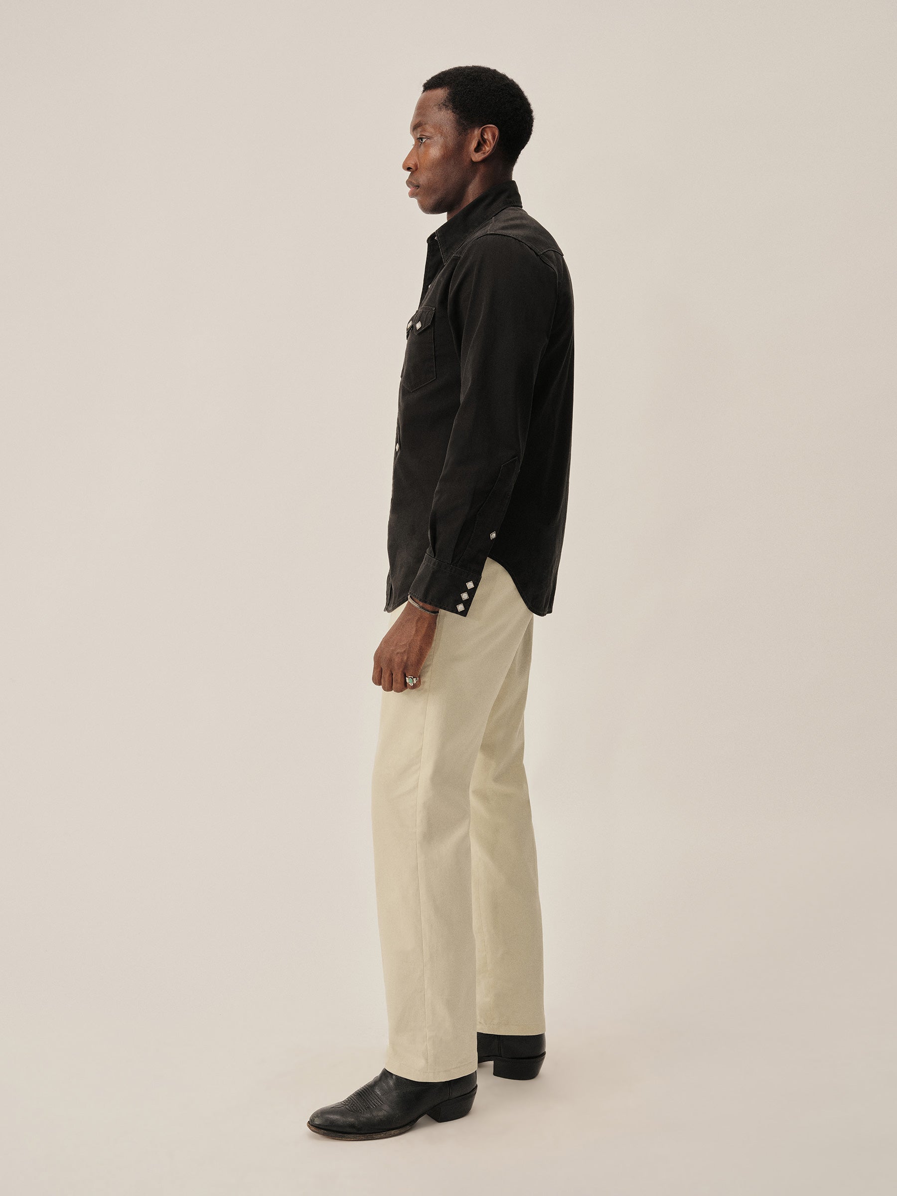 Black Lee X Buck Mason Westerner Shirt - Image 6