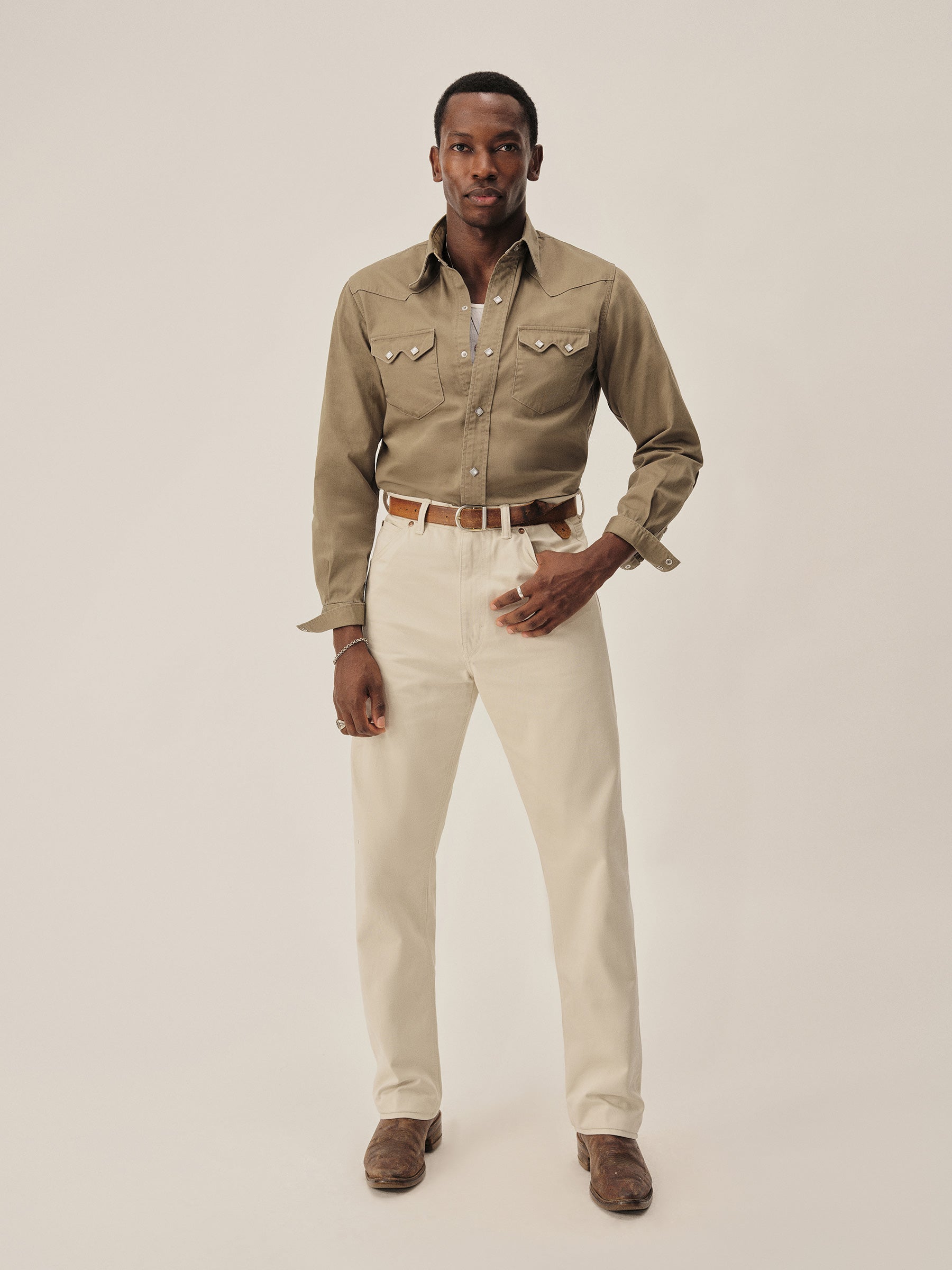 Mocha Lee X Buck Mason Westerner Shirt - Image 3