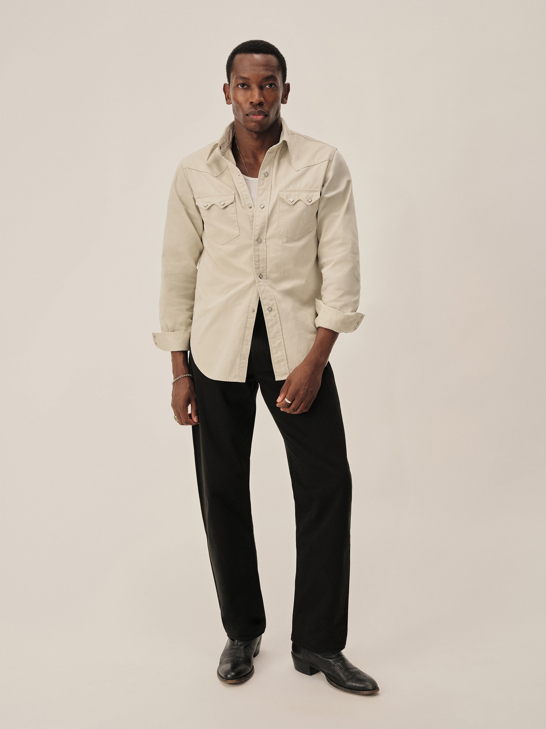 Natural Lee X Buck Mason Westerner Shirt - Image 4