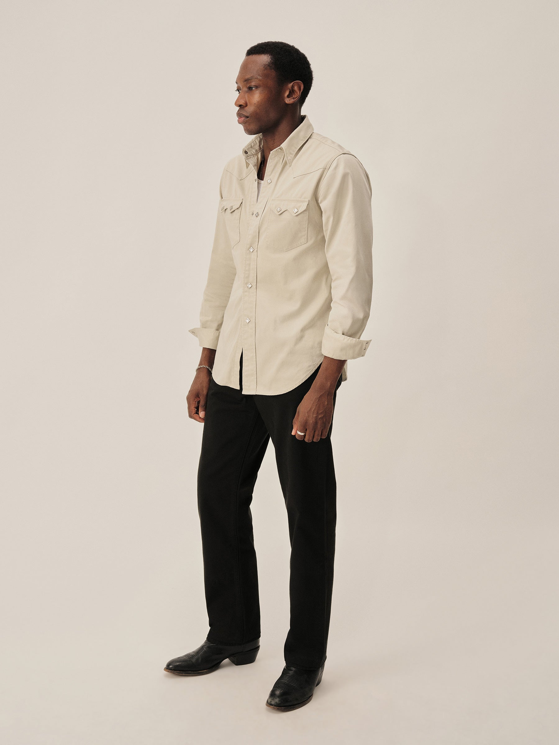 Natural Lee X Buck Mason Westerner Shirt - Image 6