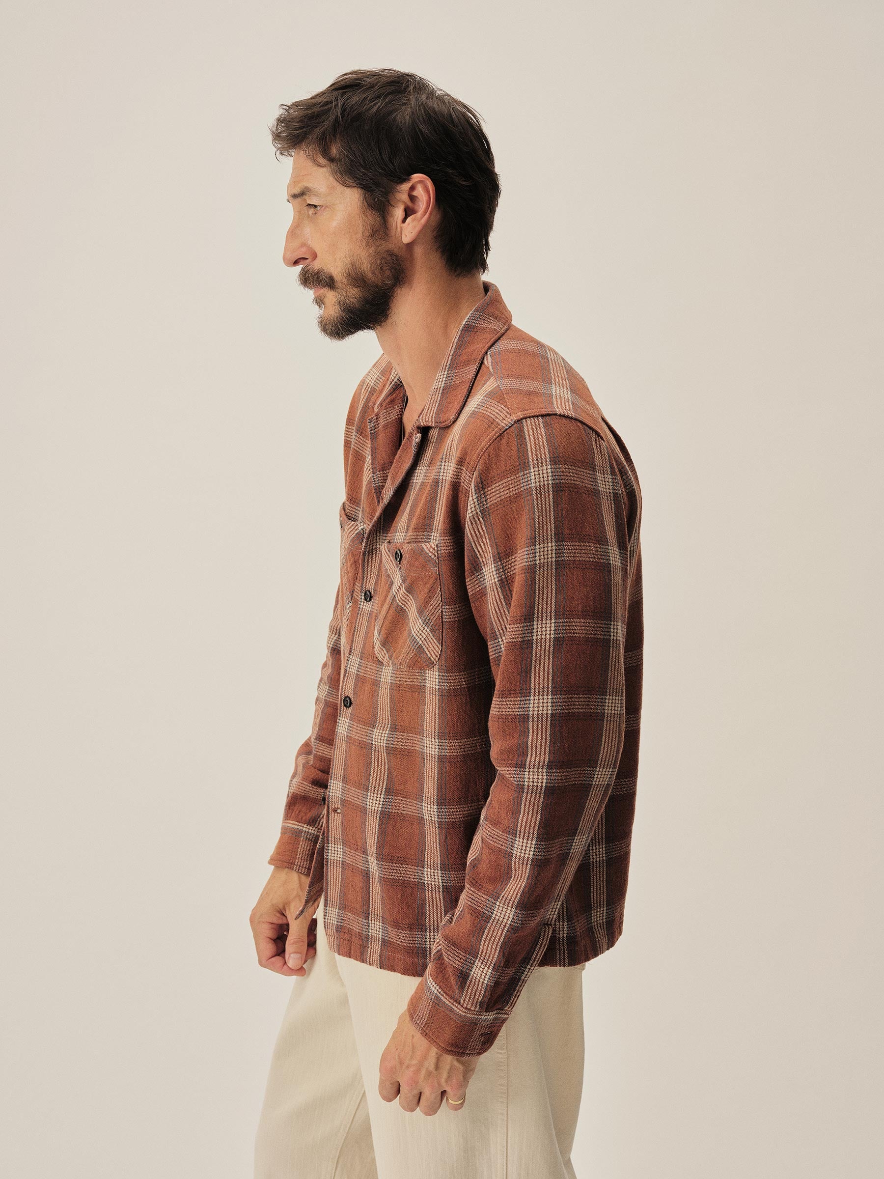 Redlands Plaid Cabinessence Flannel Camp Shirt - Image 3