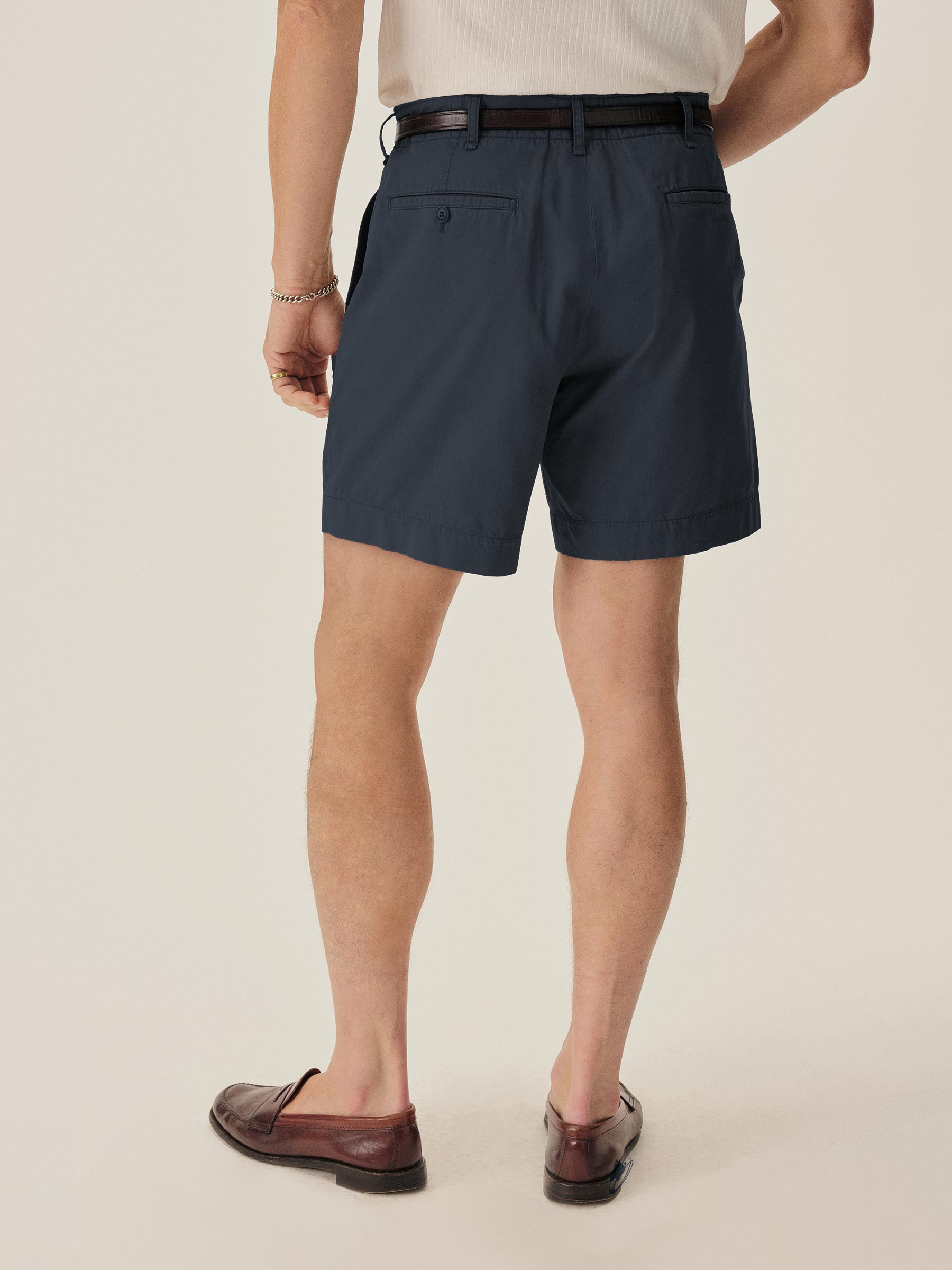 Washed Navy Tropic Twill Carry-On Short - Image 4