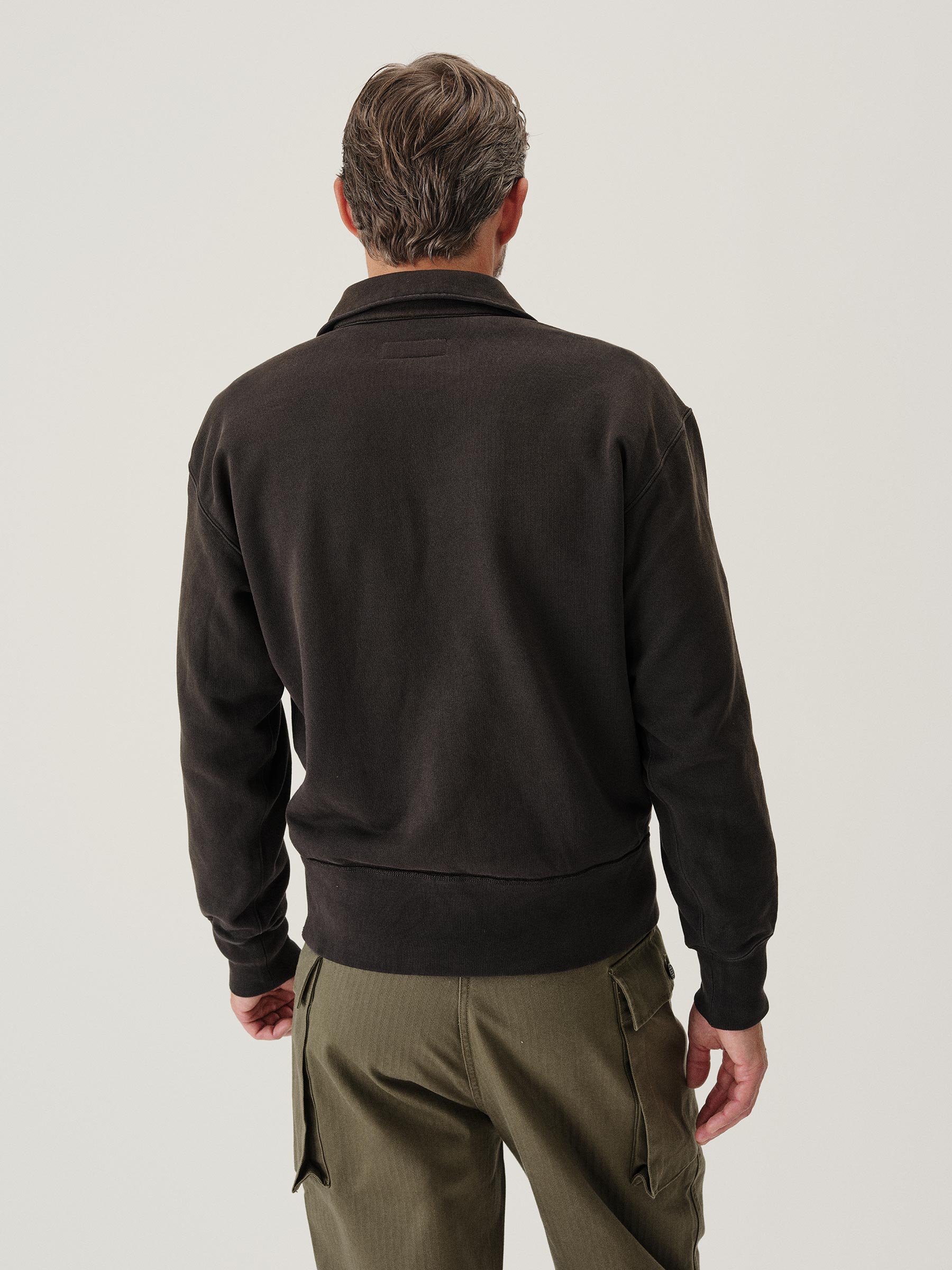 Faded Black Welterweight Quarter Zip - Image 5