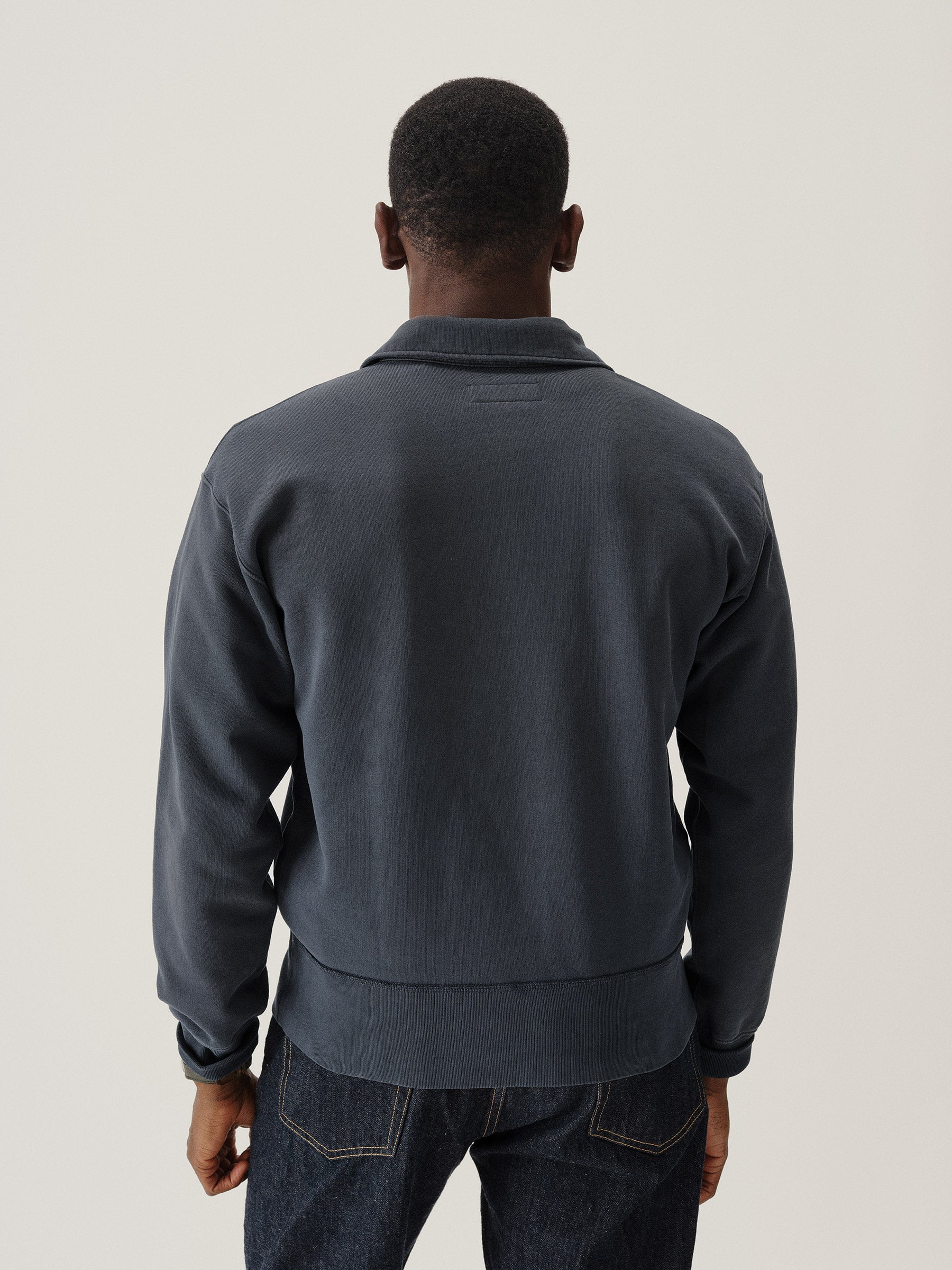 Navy Sunfade Welterweight Quarter Zip - Image 5