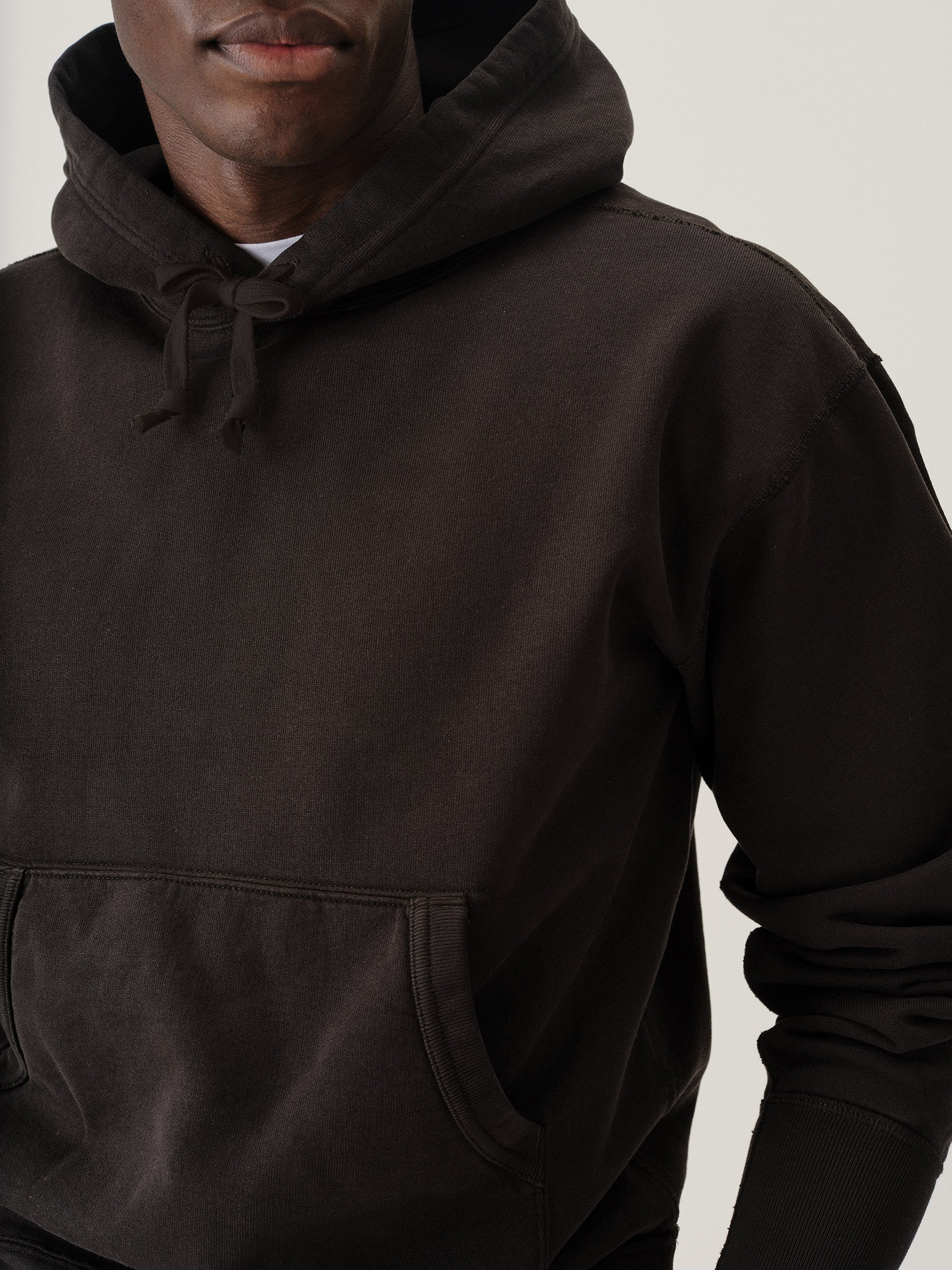 Faded Black Welterweight Hooded Sweatshirt - Image 3