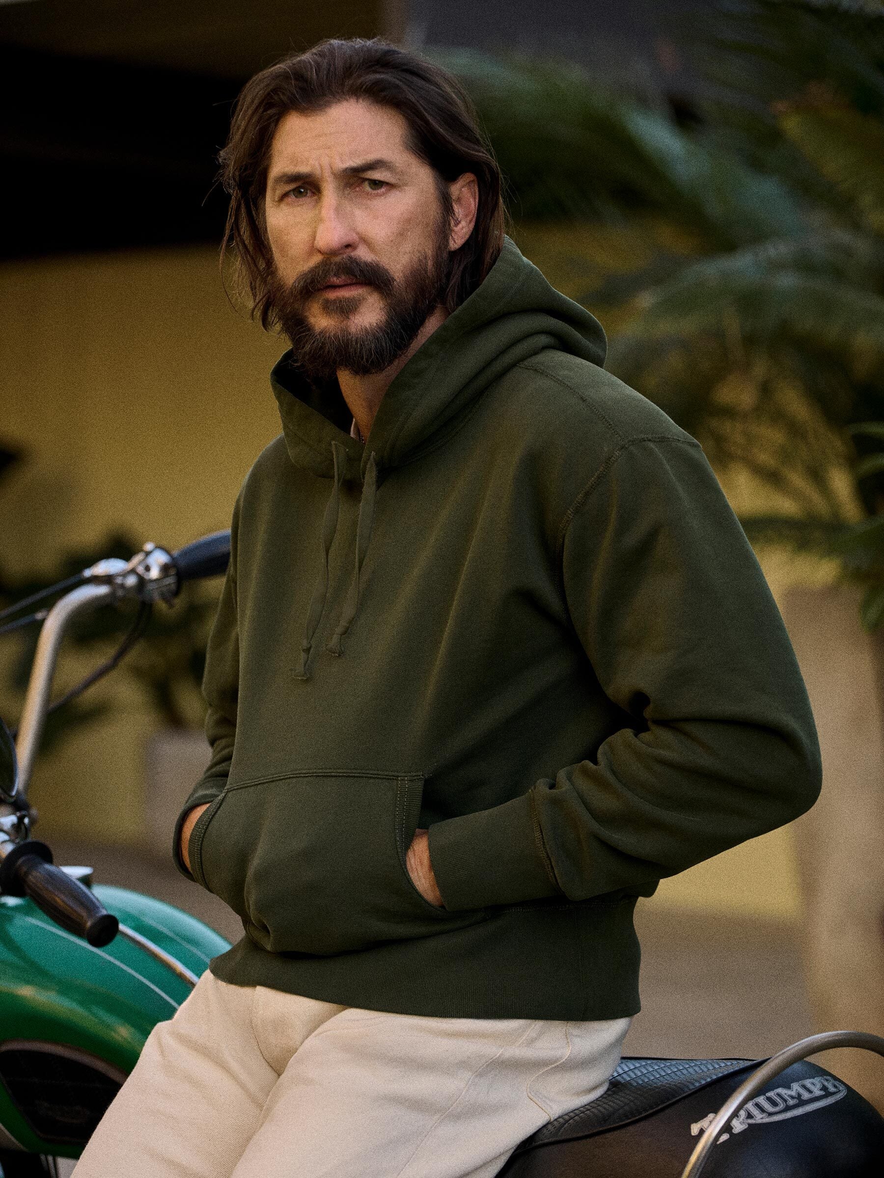 Kombu Green Sunfade Welterweight Hooded Sweatshirt