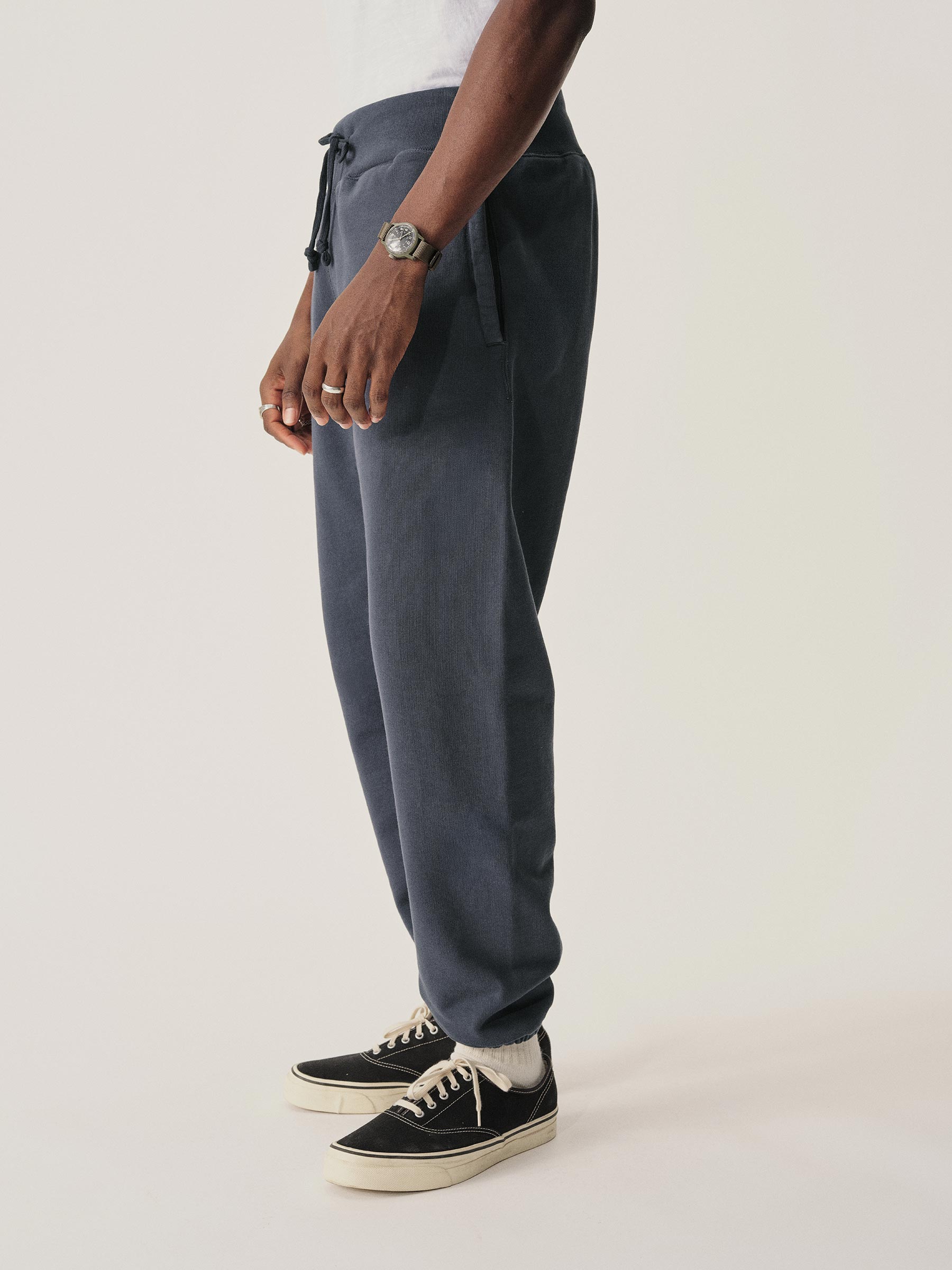 Navy Sunfade Welterweight Sweatpant - Image 4