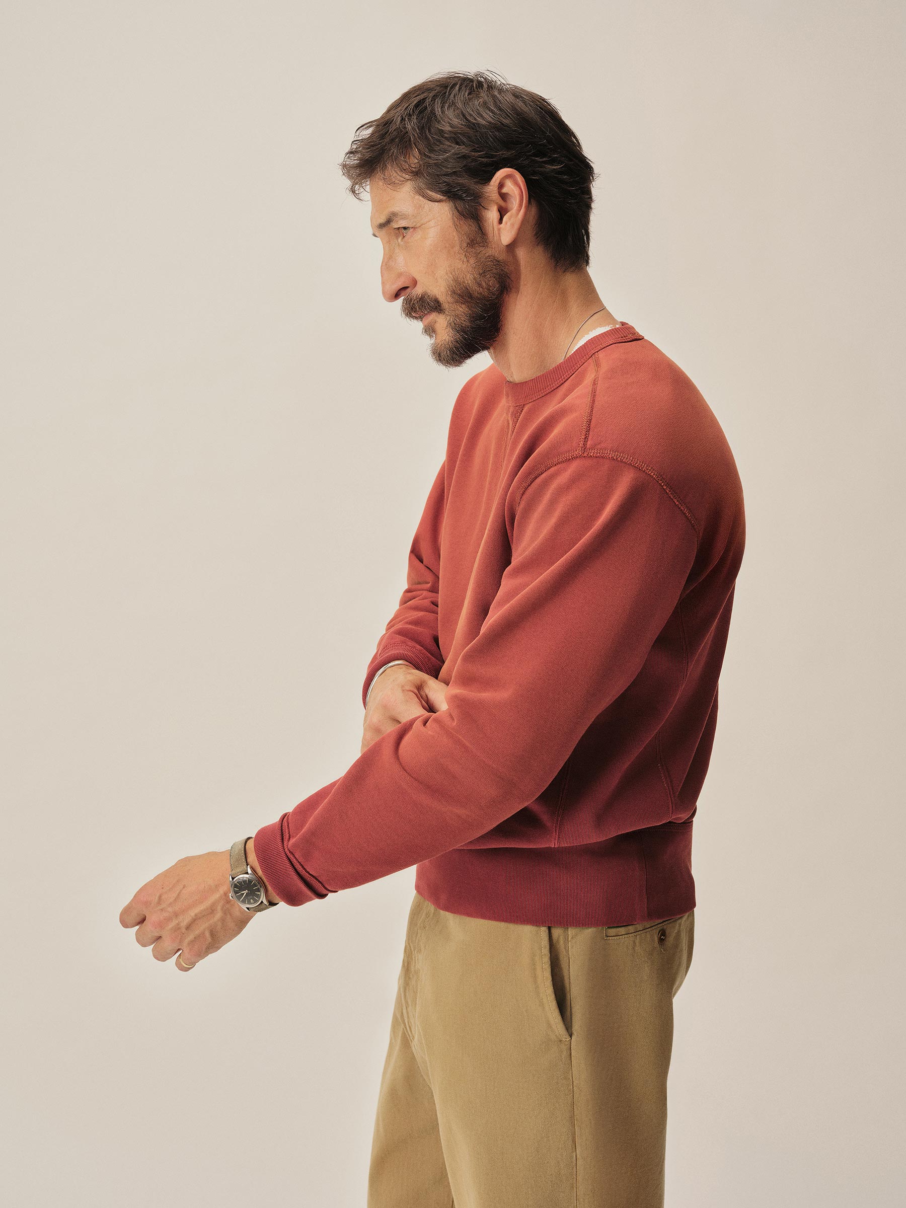 Red Rock Welterweight Double V Crew Sweatshirt - Image 3