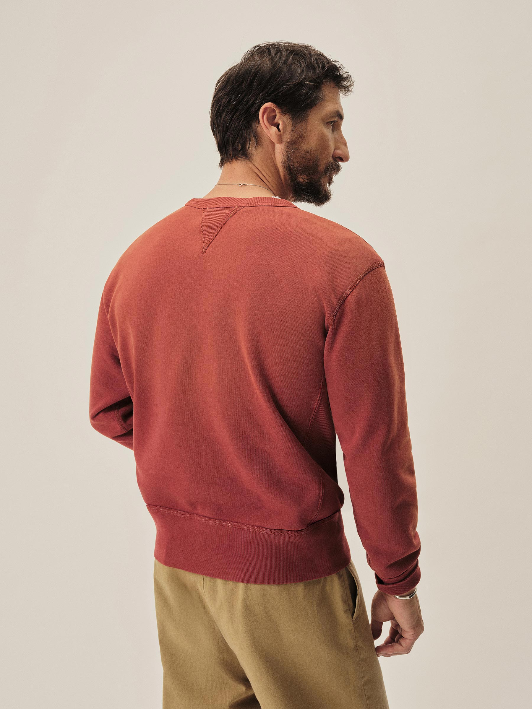 Red Rock Welterweight Double V Crew Sweatshirt - Image 4