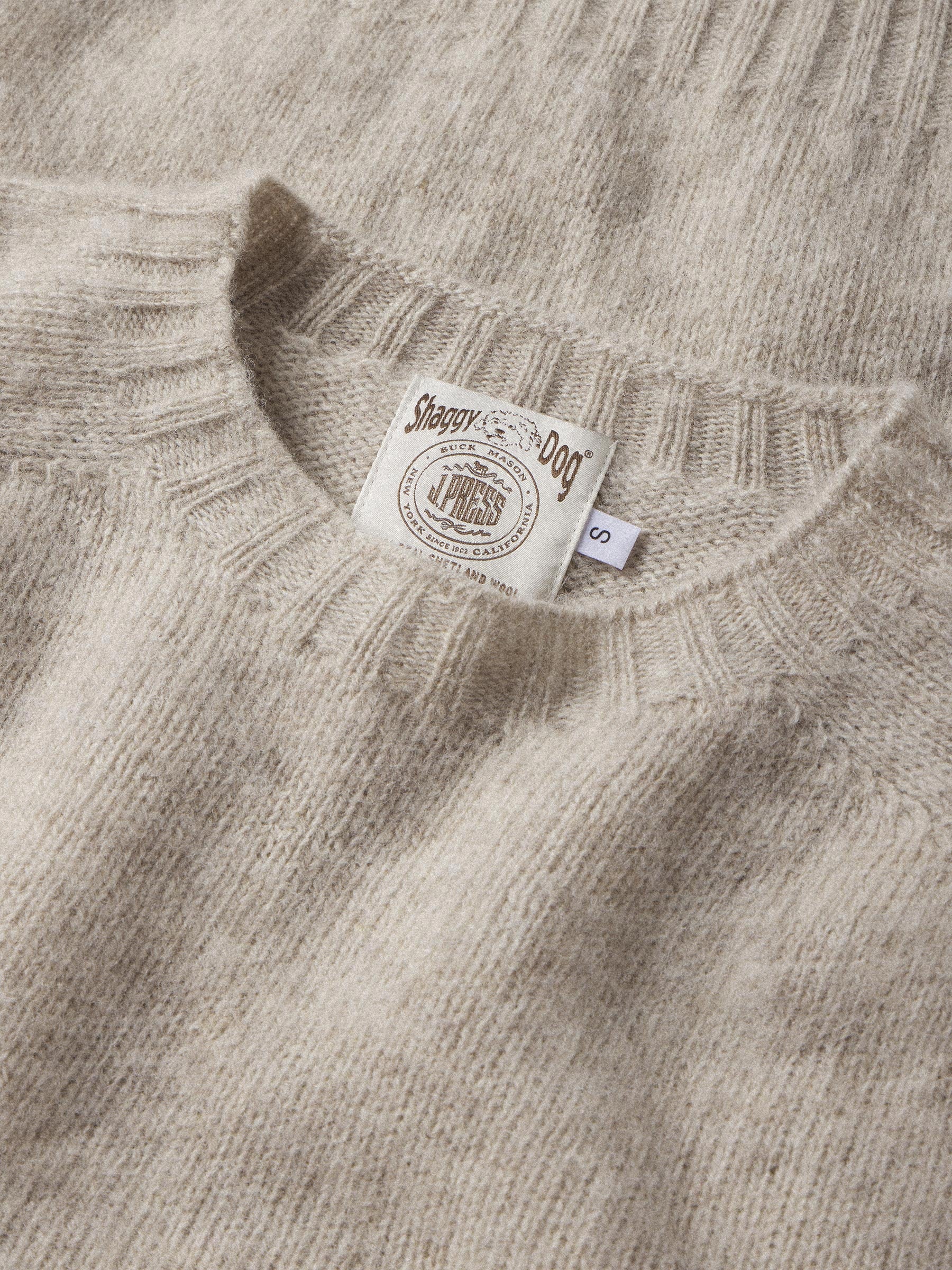 J.Press × Buck Mason Oyster Shaggy Dog Sweater - Image 5