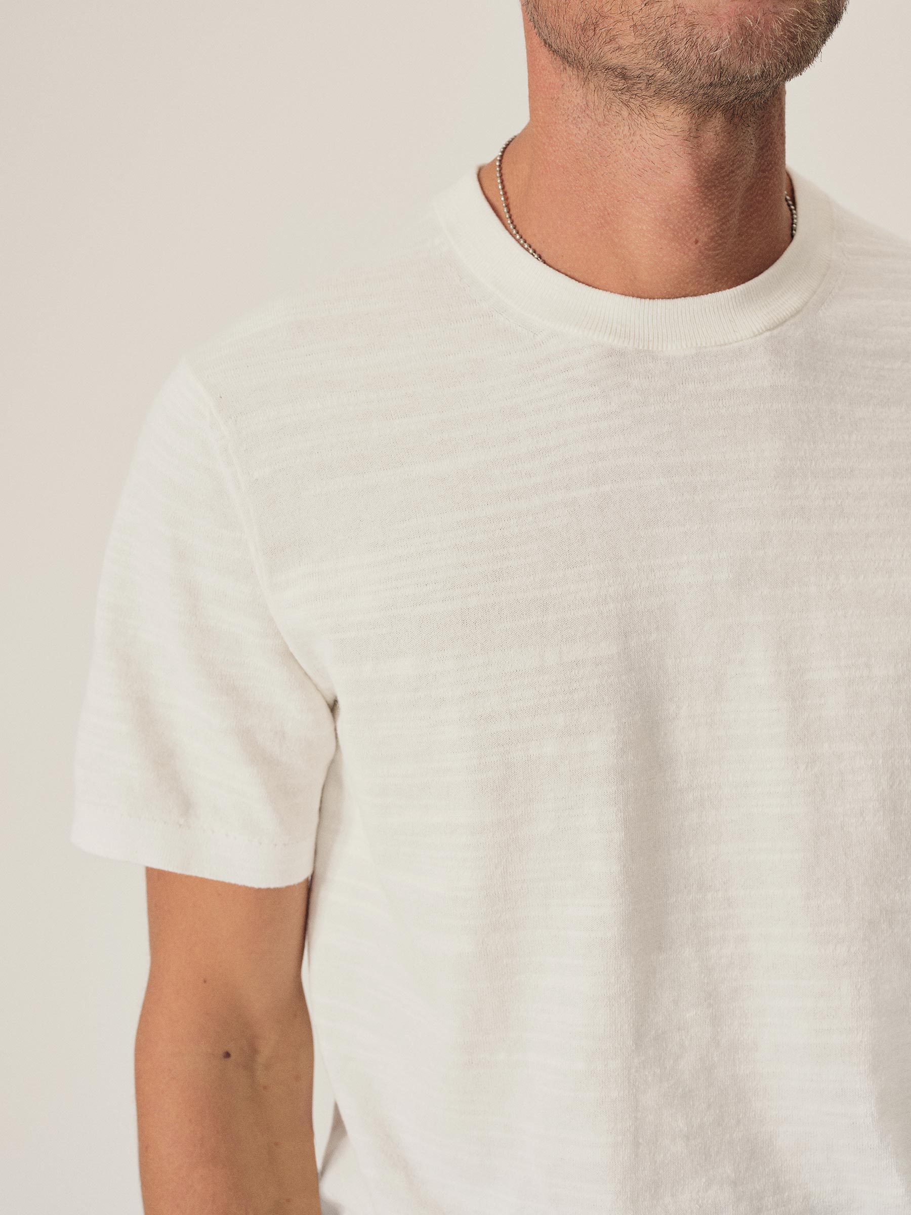 Ivory Avalon Knit Classic Tee - Image 3