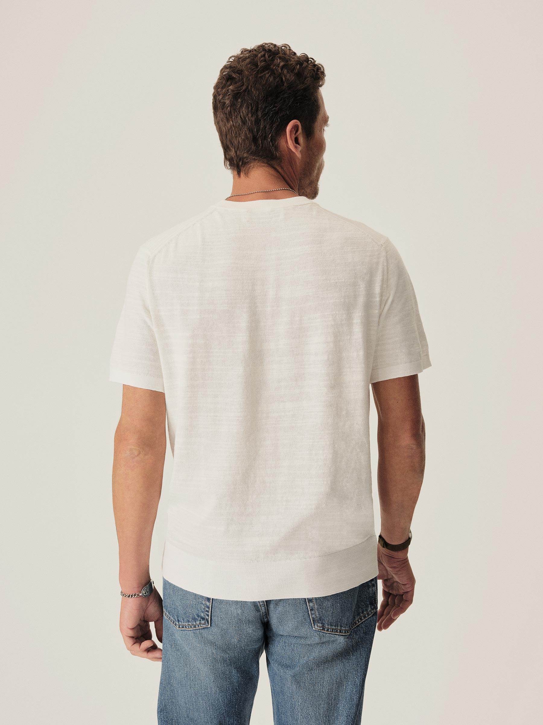 Ivory Avalon Knit Classic Tee - Image 5