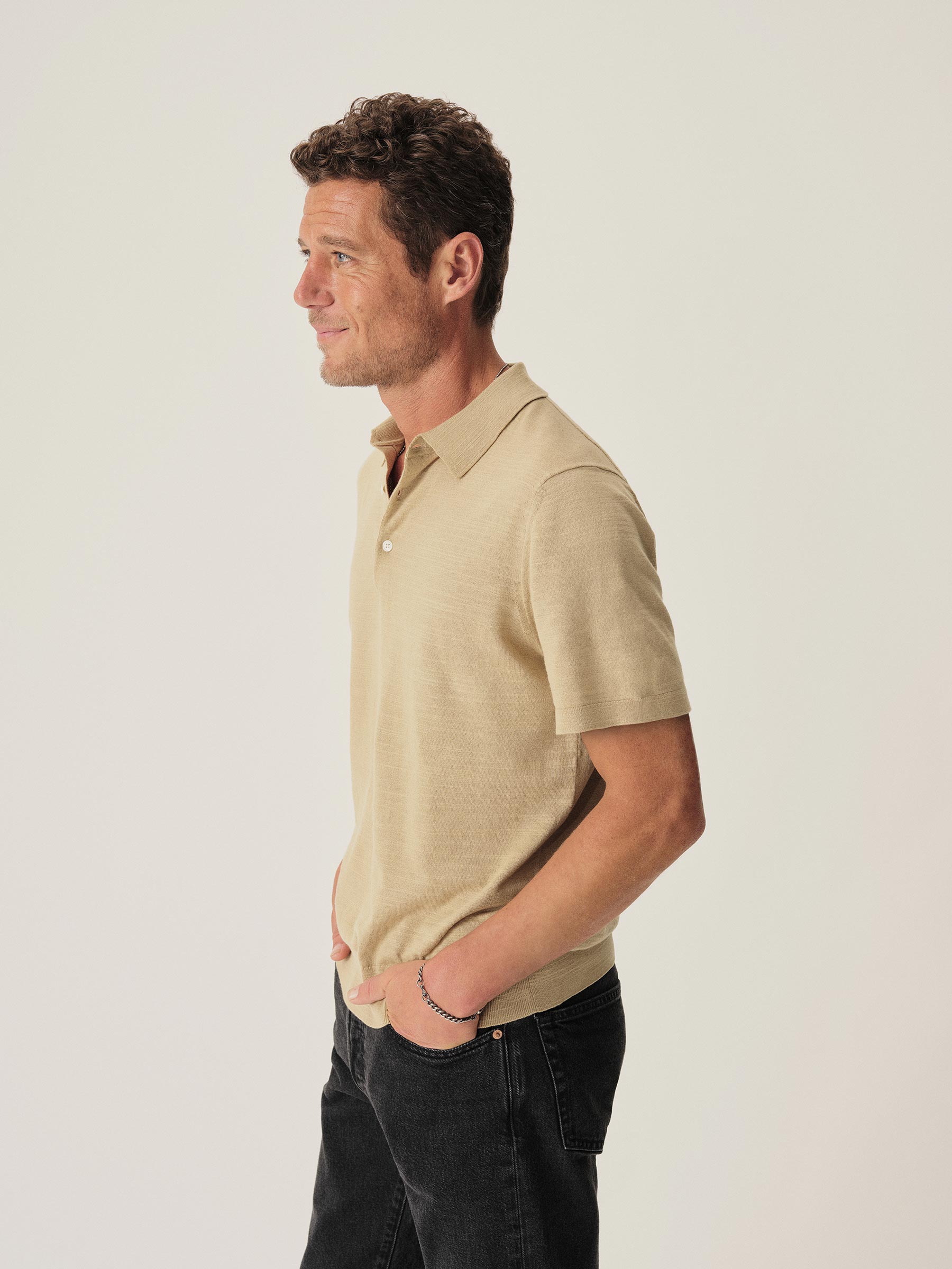 Cedar Avalon Knit Polo - Image 4