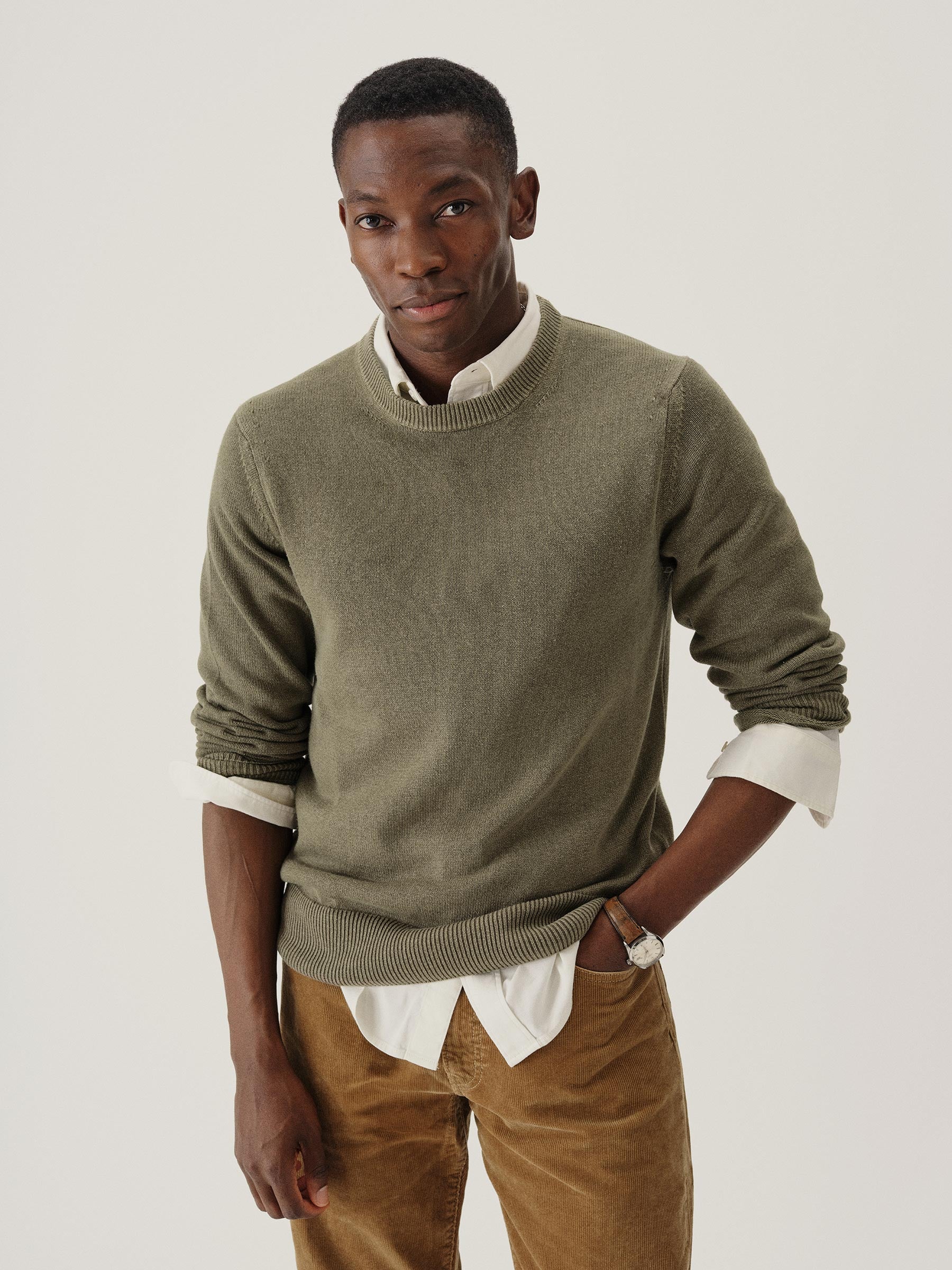 Fatigue Wool Hemp Traveler Crew - Image 4