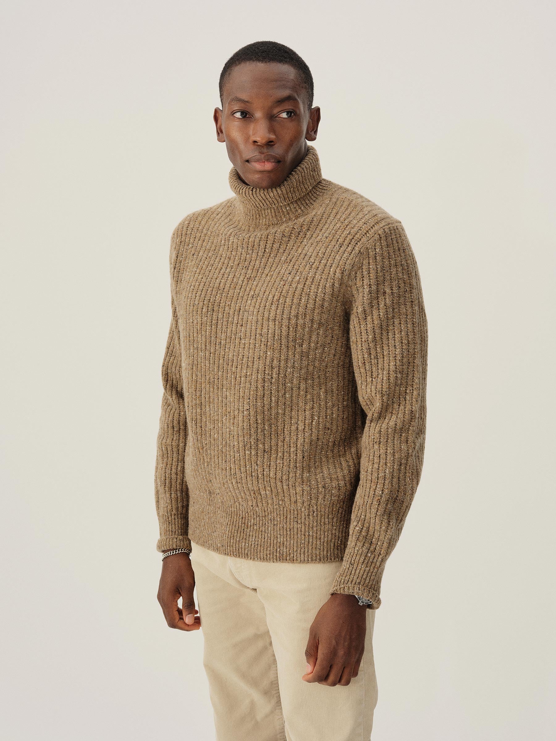 Brimstone Irish Donegal Wool Turtleneck - Image 4