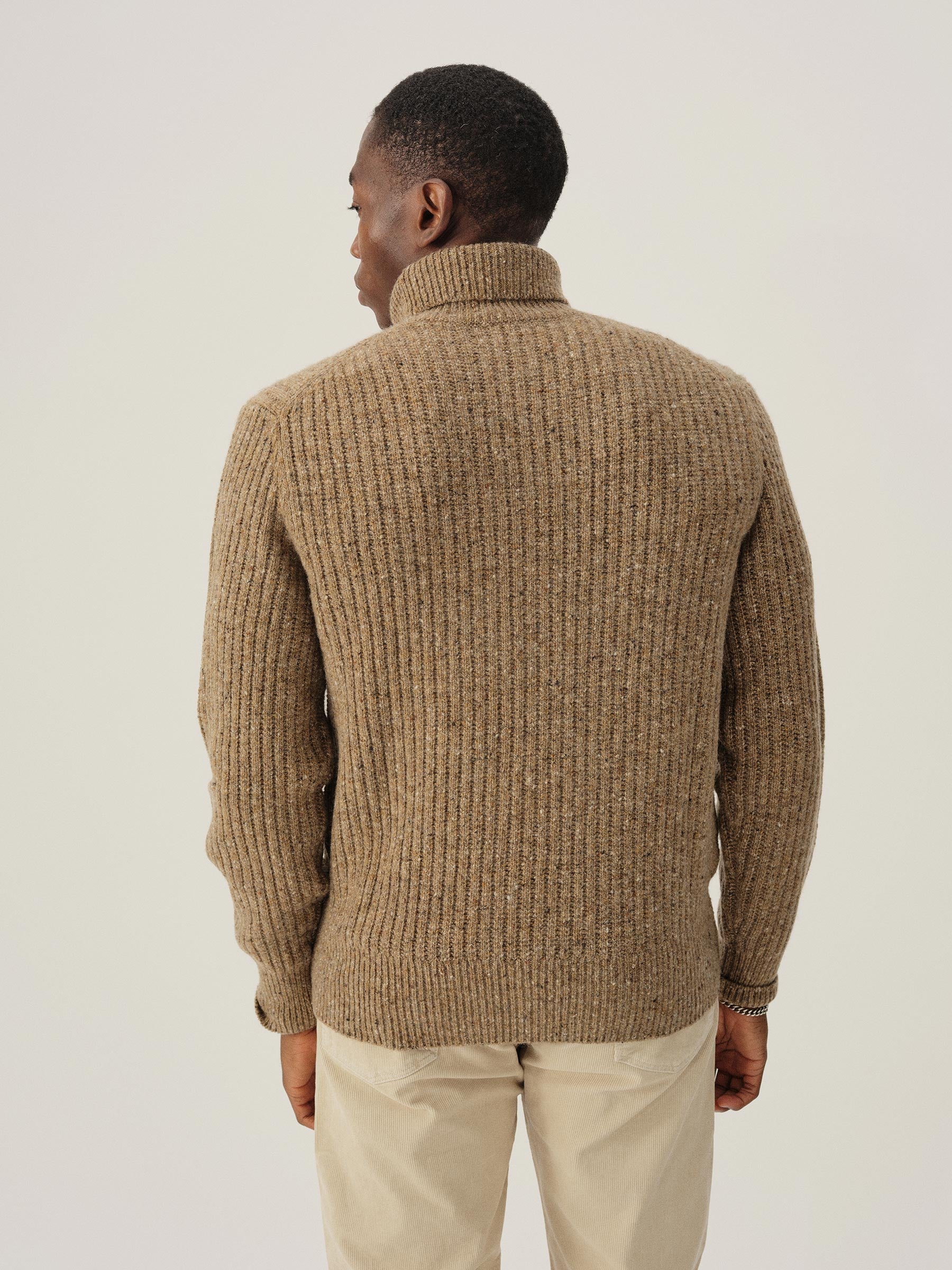 Brimstone Irish Donegal Wool Turtleneck - Image 5
