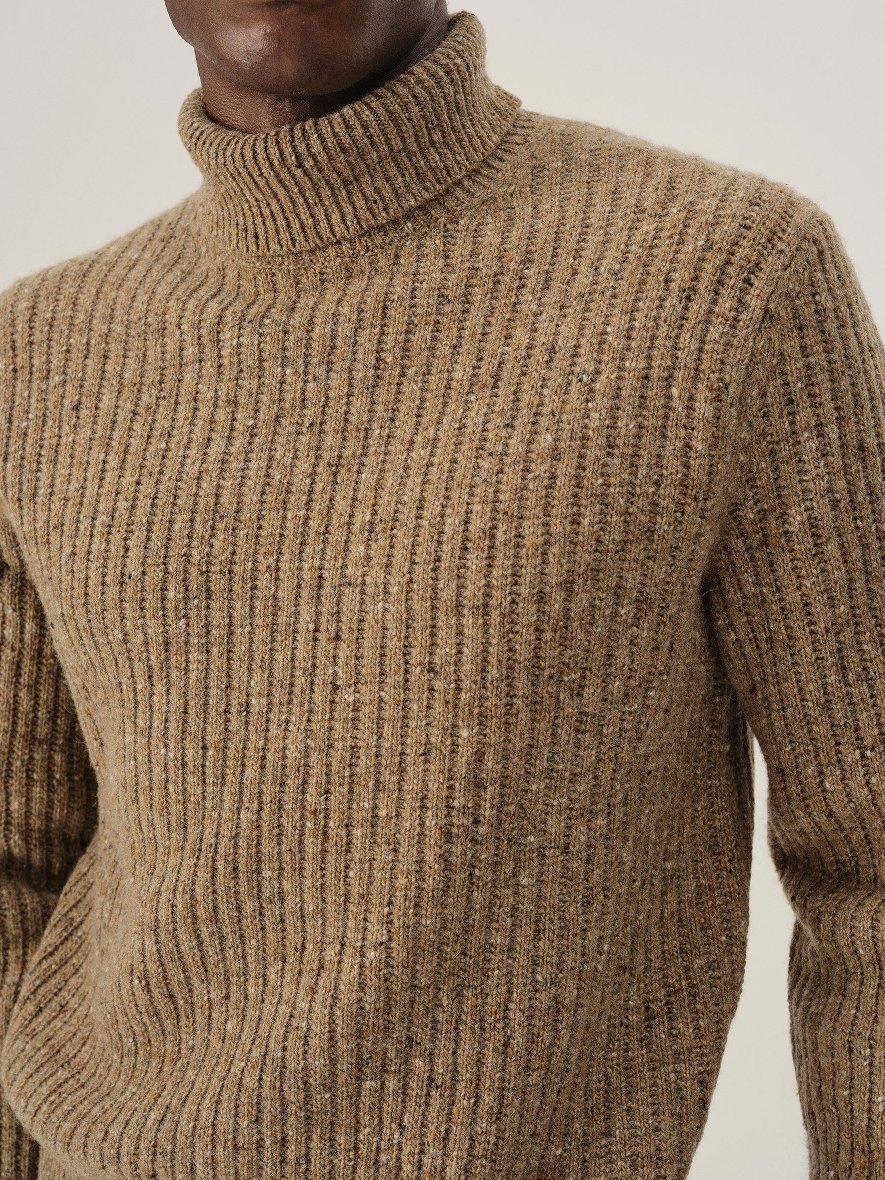 Brimstone Irish Donegal Wool Turtleneck - Image 3