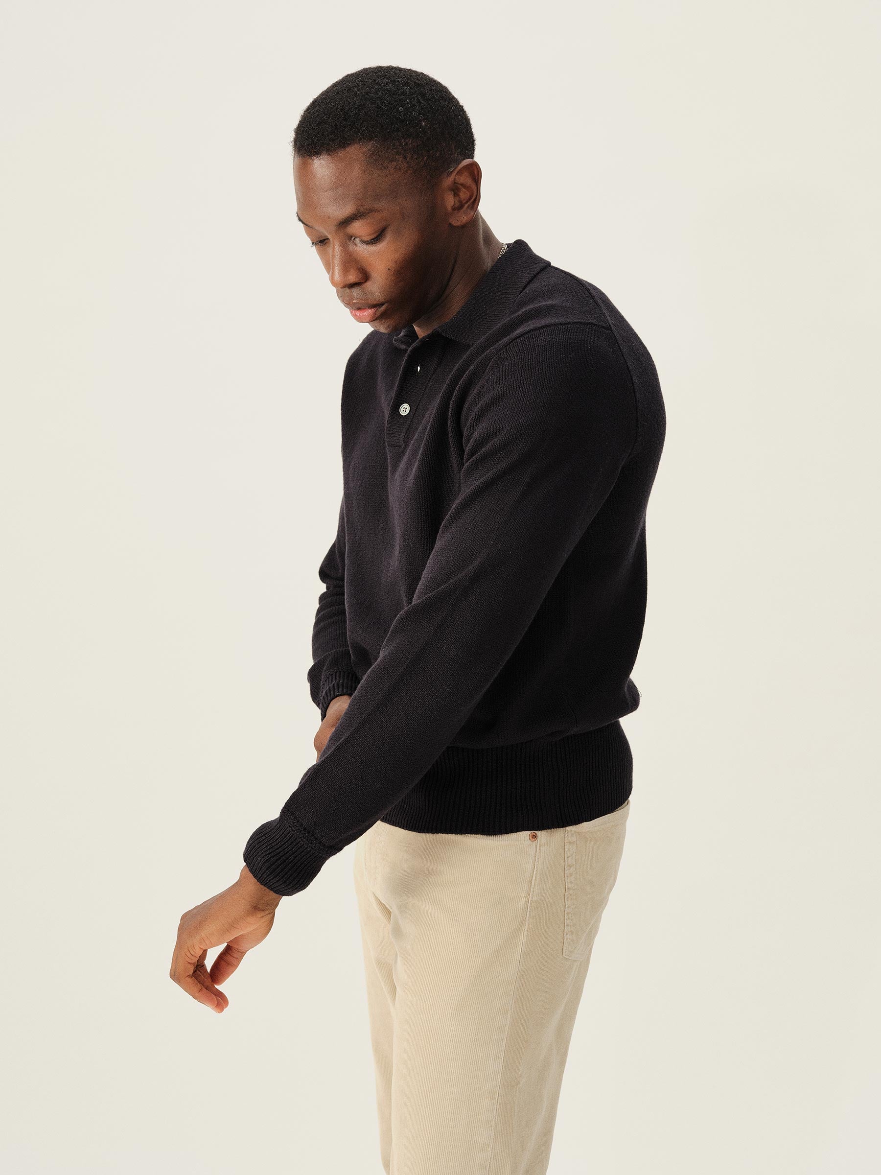 India Ink Seafarer Cotton Rugby Polo - Image 4