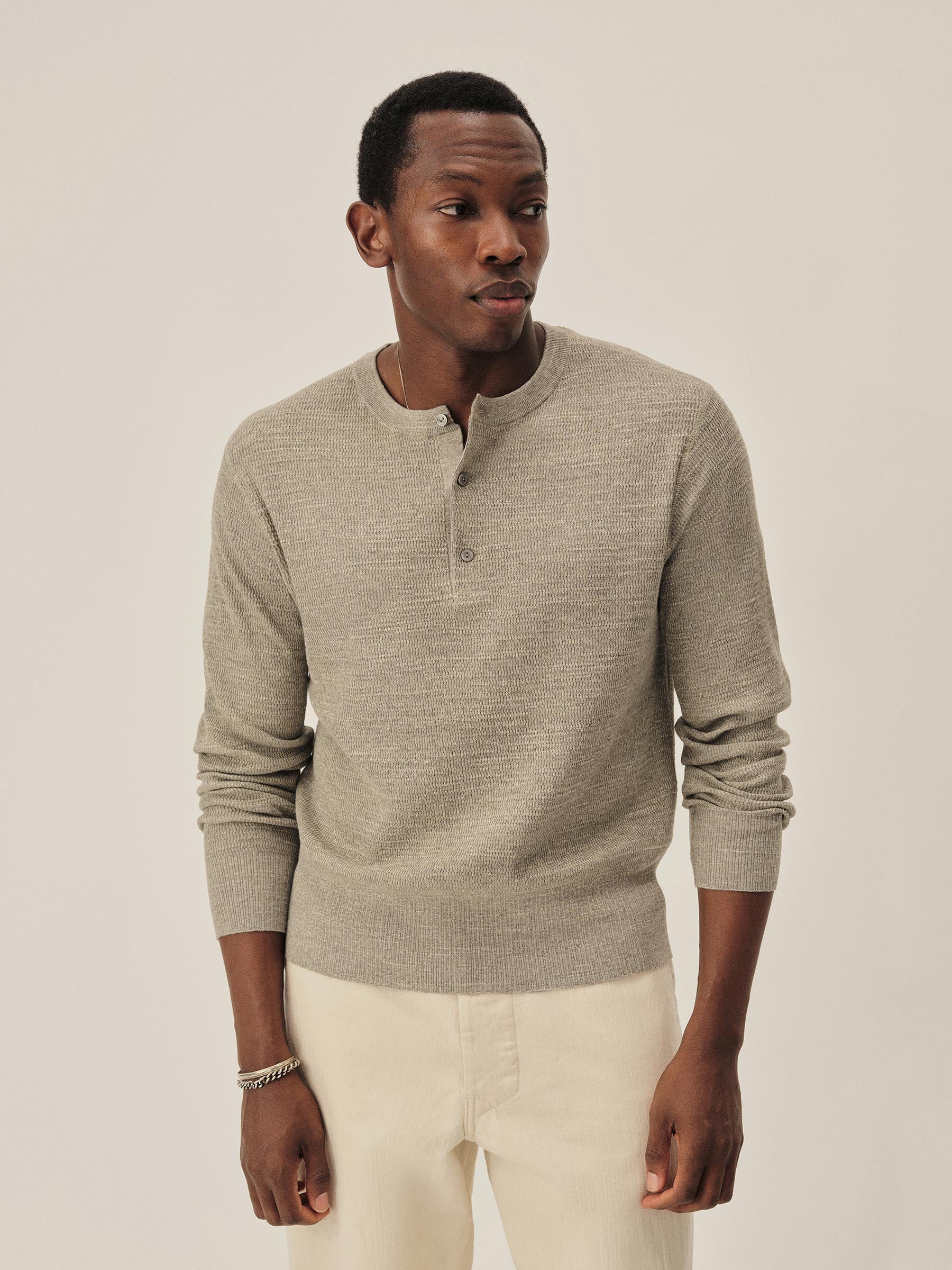 Heather Grey Daybreak Knit Rower - Image 3