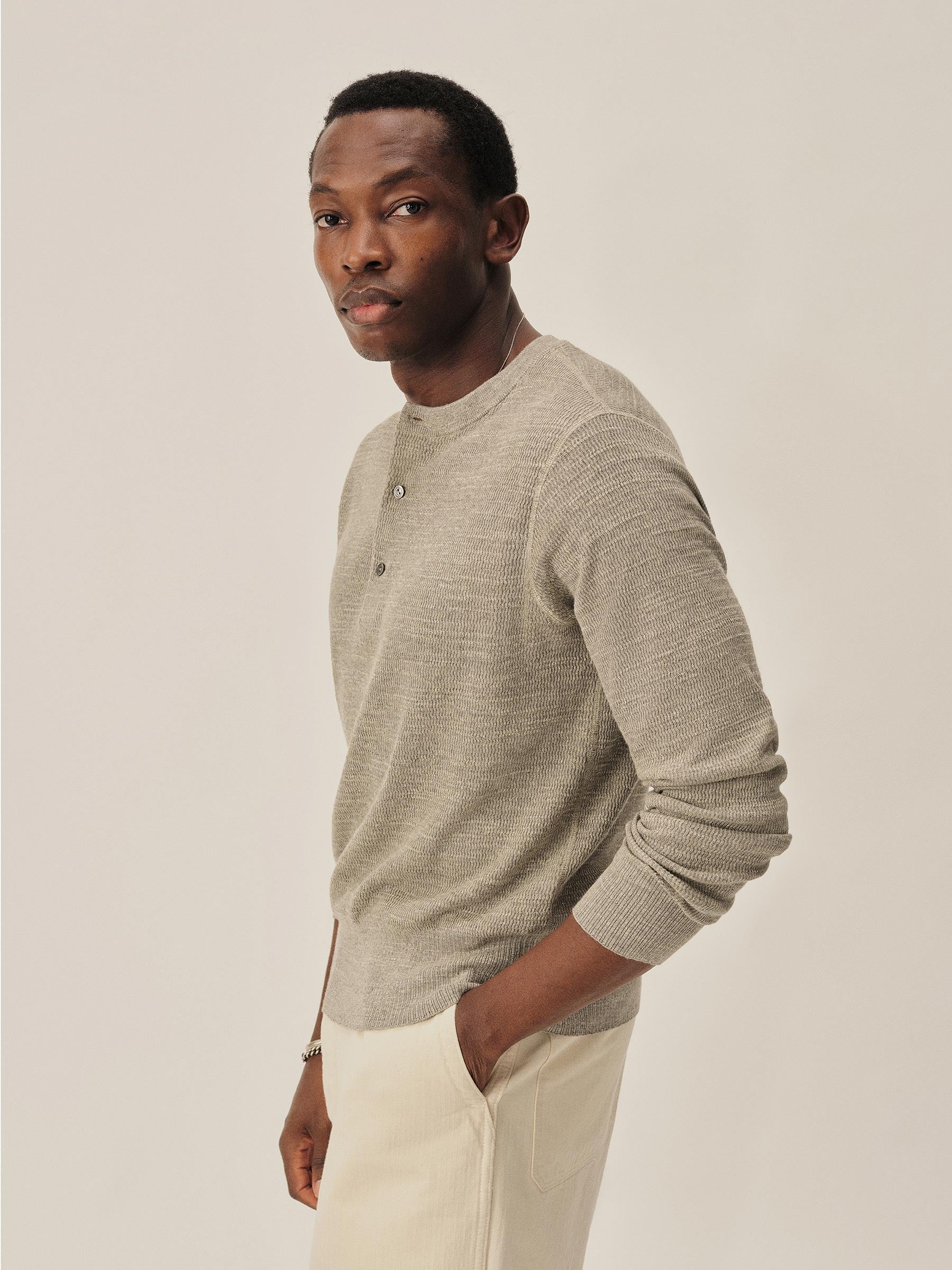 Heather Grey Daybreak Knit Rower - Image 5
