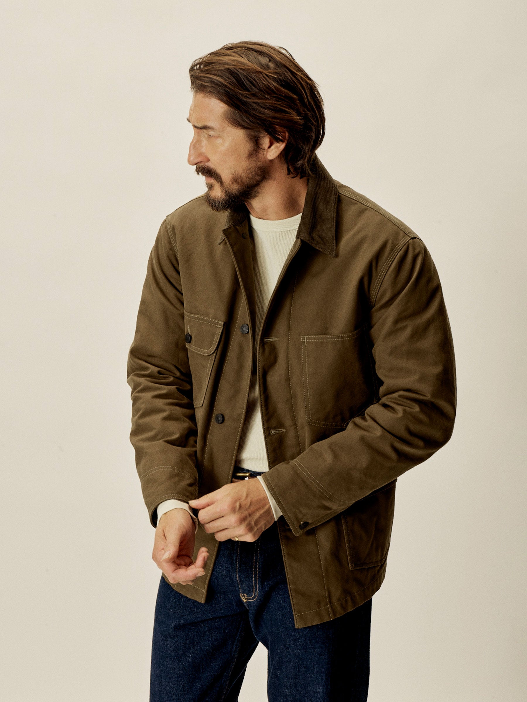Oarweed Dry Waxed Canvas Highland Jacket - Image 6