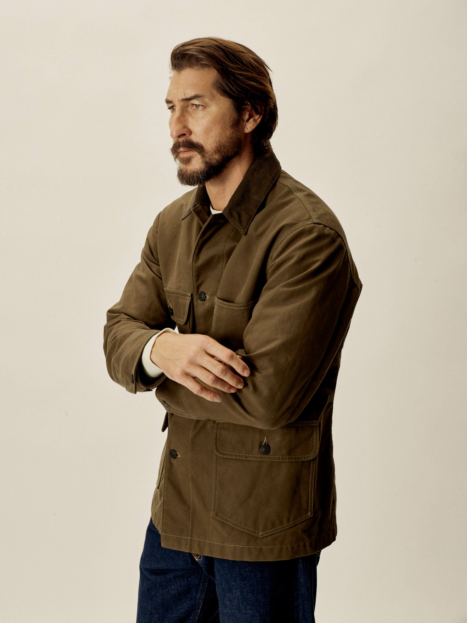 Oarweed Dry Waxed Canvas Highland Jacket - Image 4