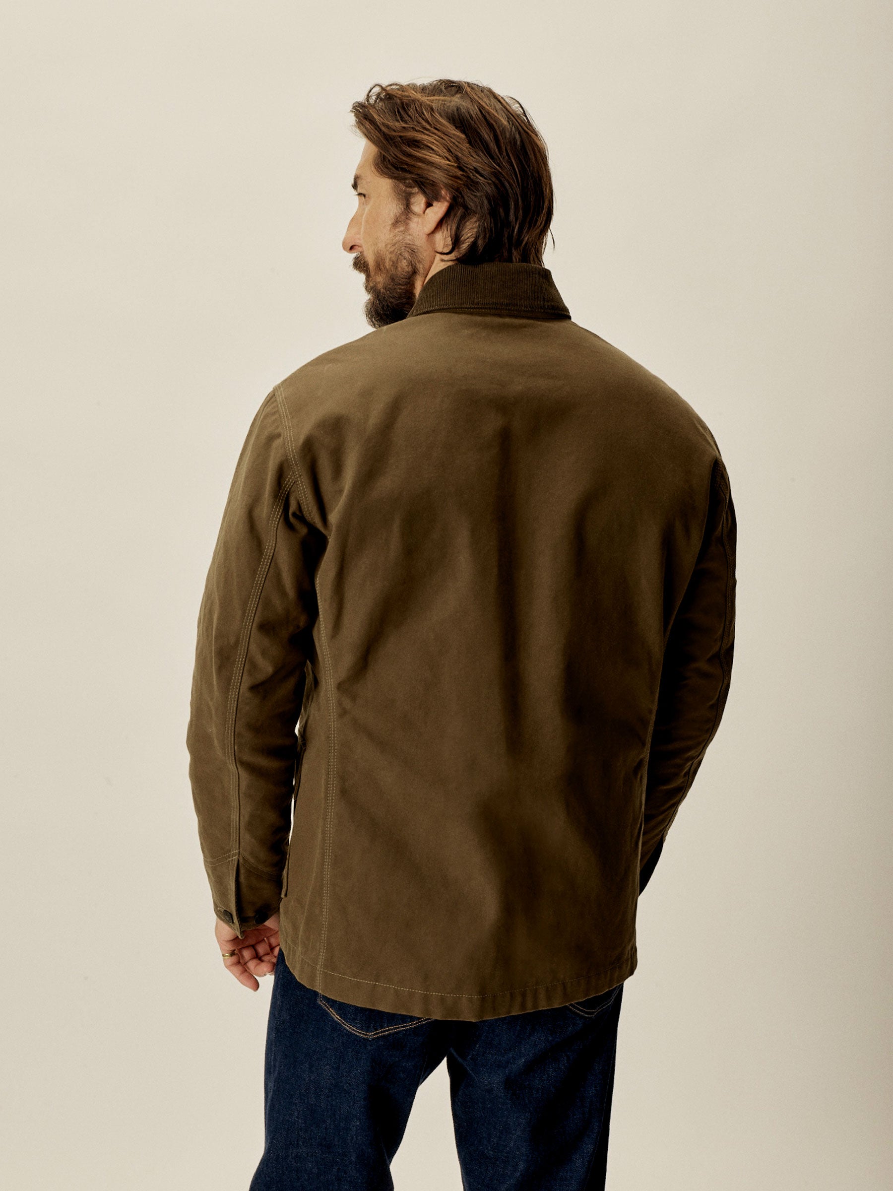Oarweed Dry Waxed Canvas Highland Jacket - Image 7