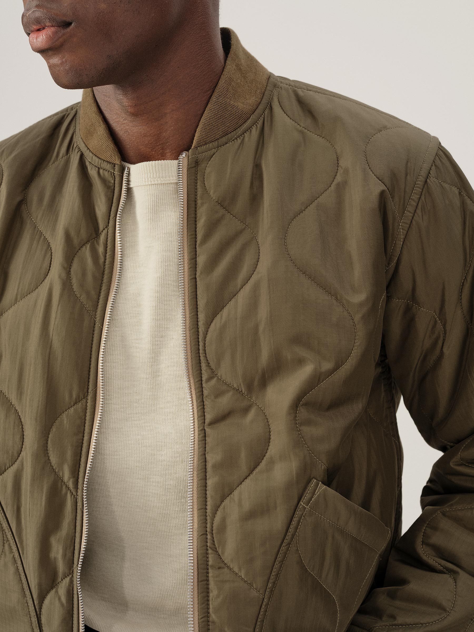 Peat Airlight Ripstop Bomber Jacket - Image 4