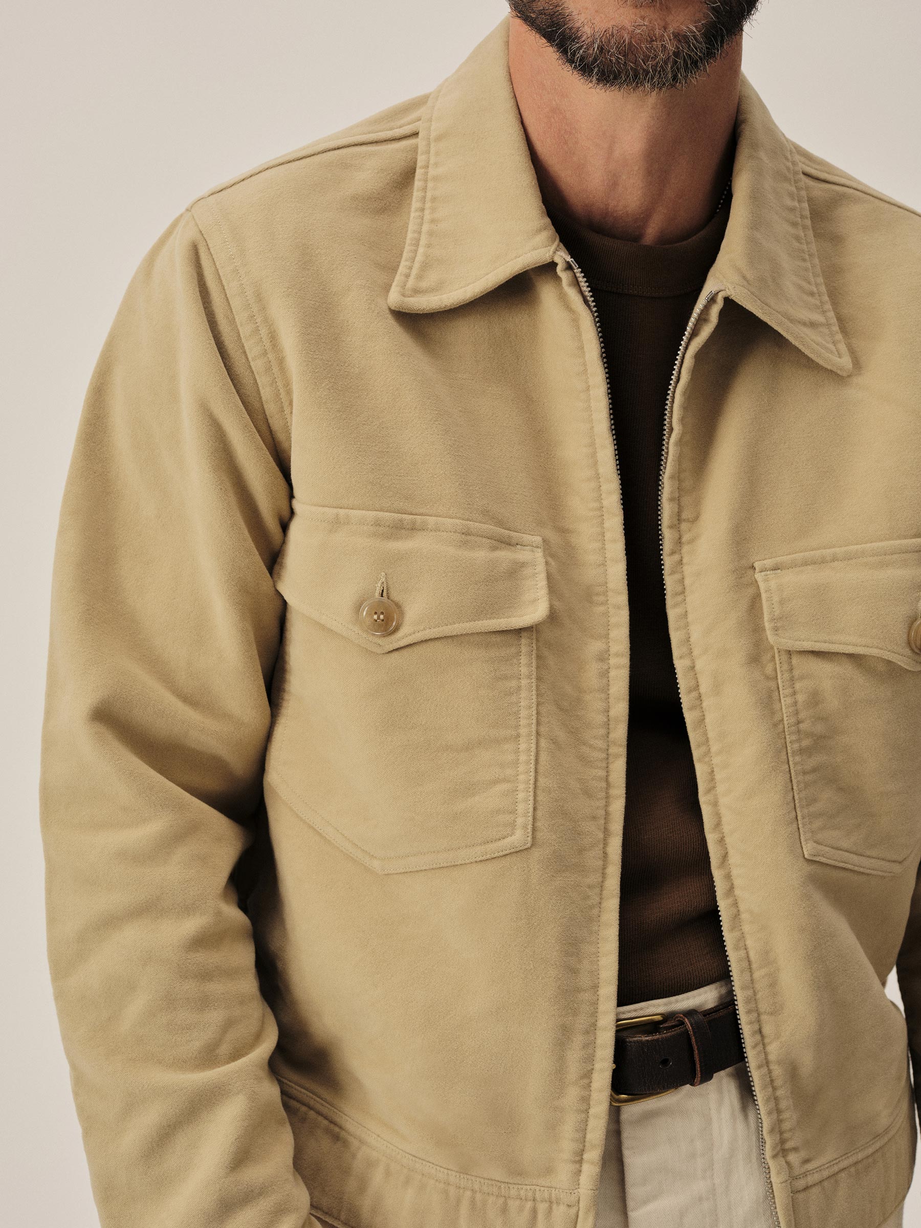 Palo Santo Italian Doeskin Station Jacket - Image 5