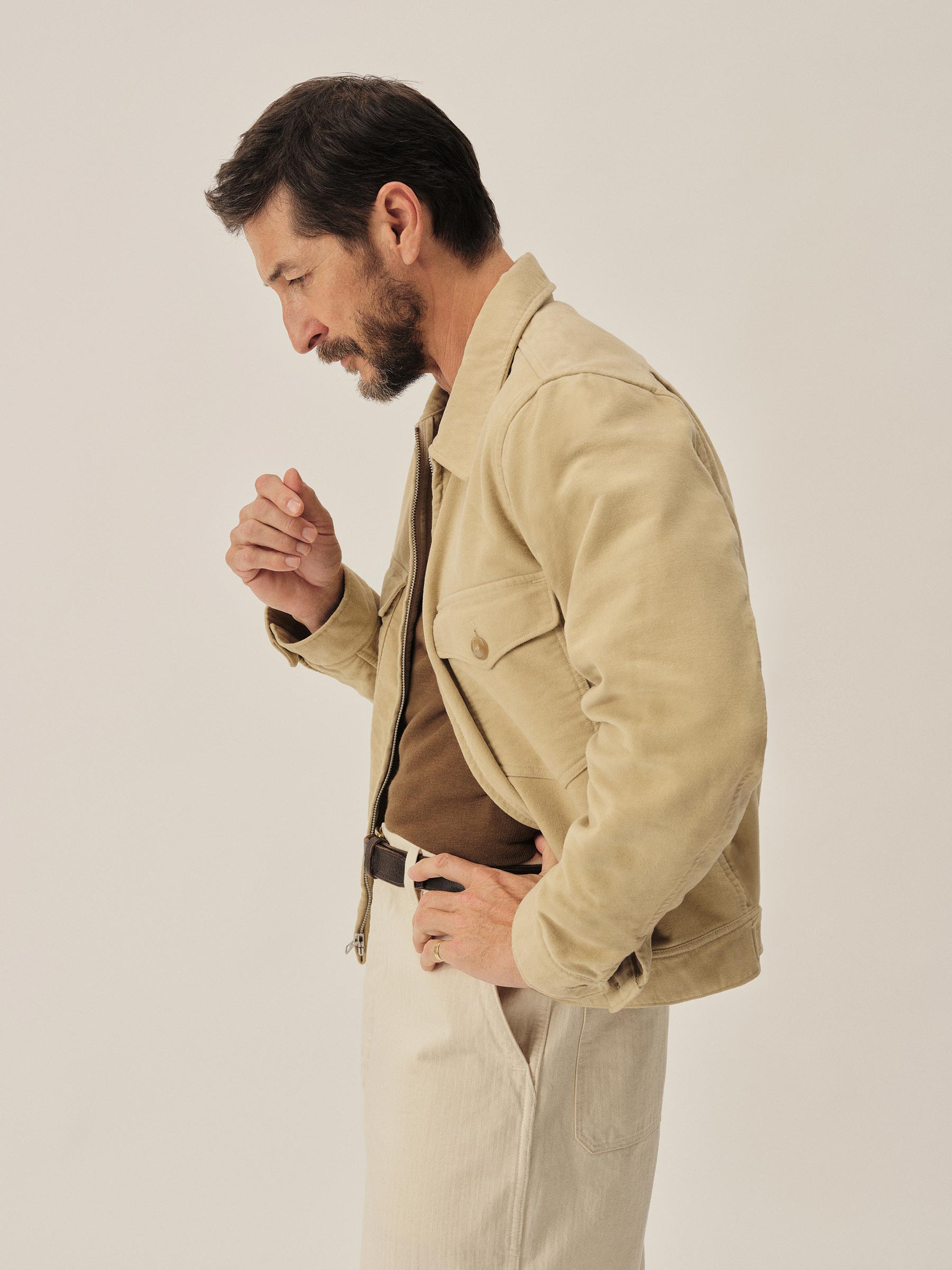 Palo Santo Italian Doeskin Station Jacket - Image 6