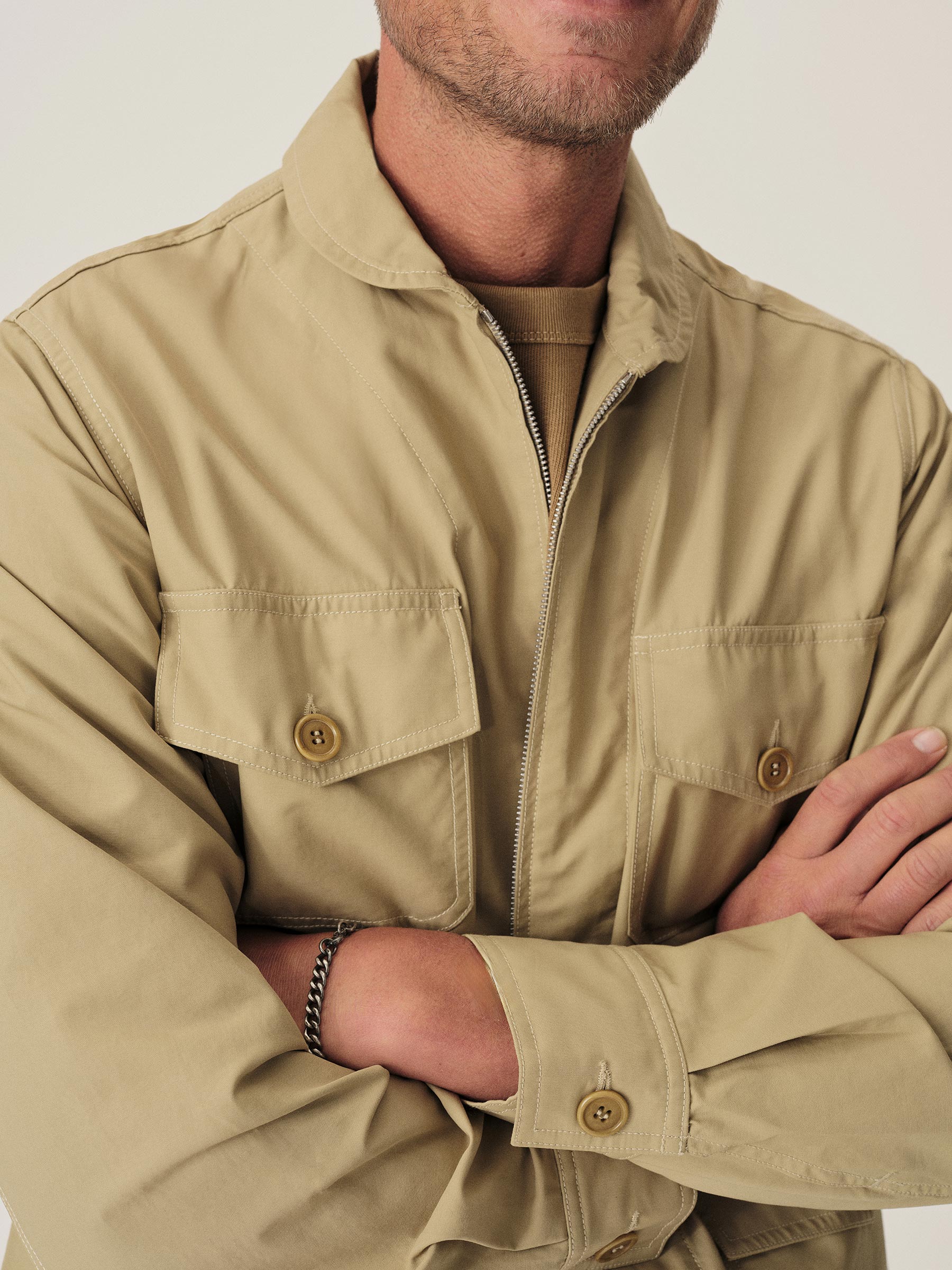 Flight Khaki Breakwater Flyers Jacket - Image 3