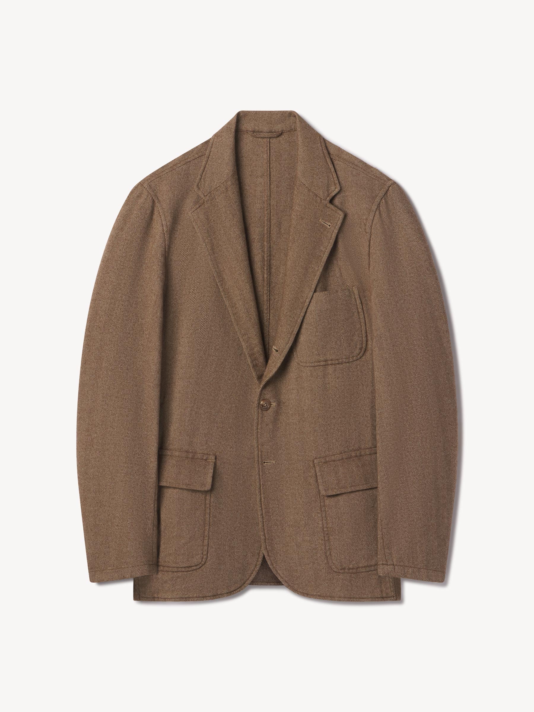 Alternative view of Brown / Natural Cloudloom Cotton Wool Carry-On Jacket